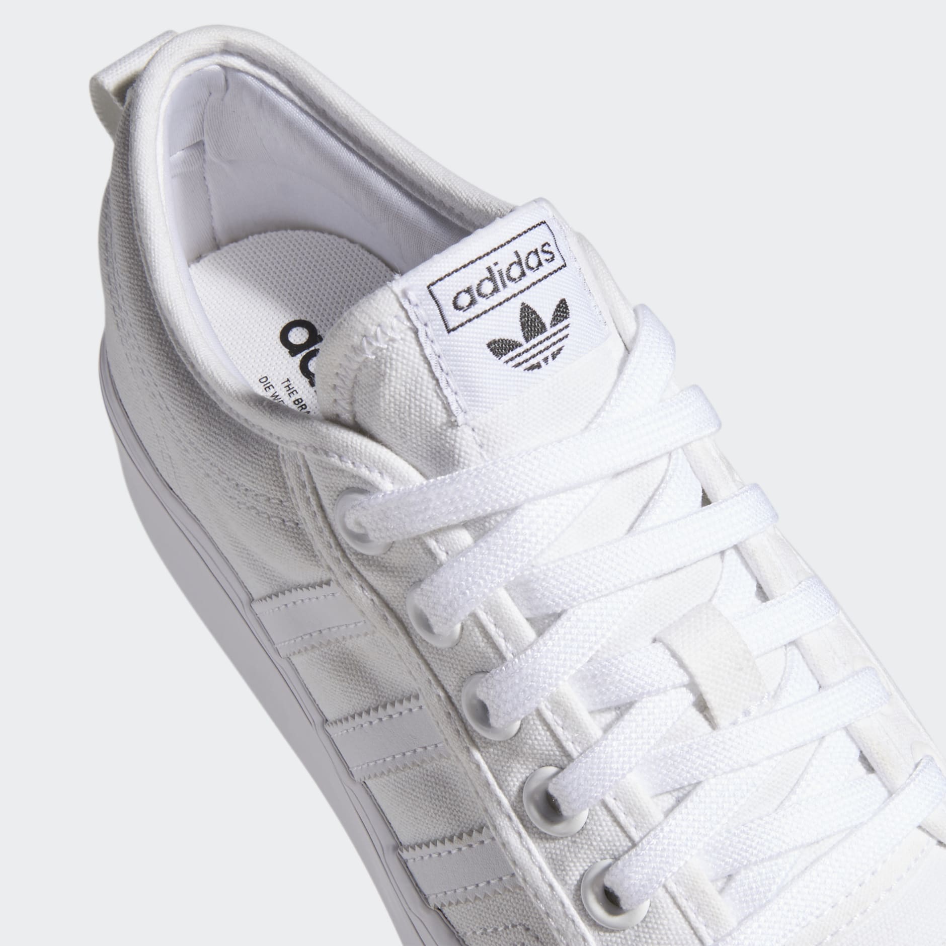 Emborracharse Federal pico adidas Nizza Platform Shoes - White | adidas KW