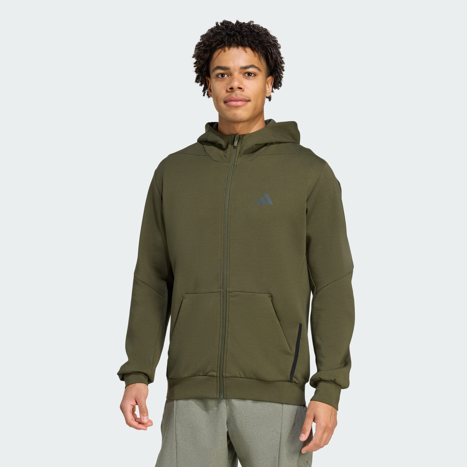 Clothing - Designed for Training Full-Zip Track Jacket - Green