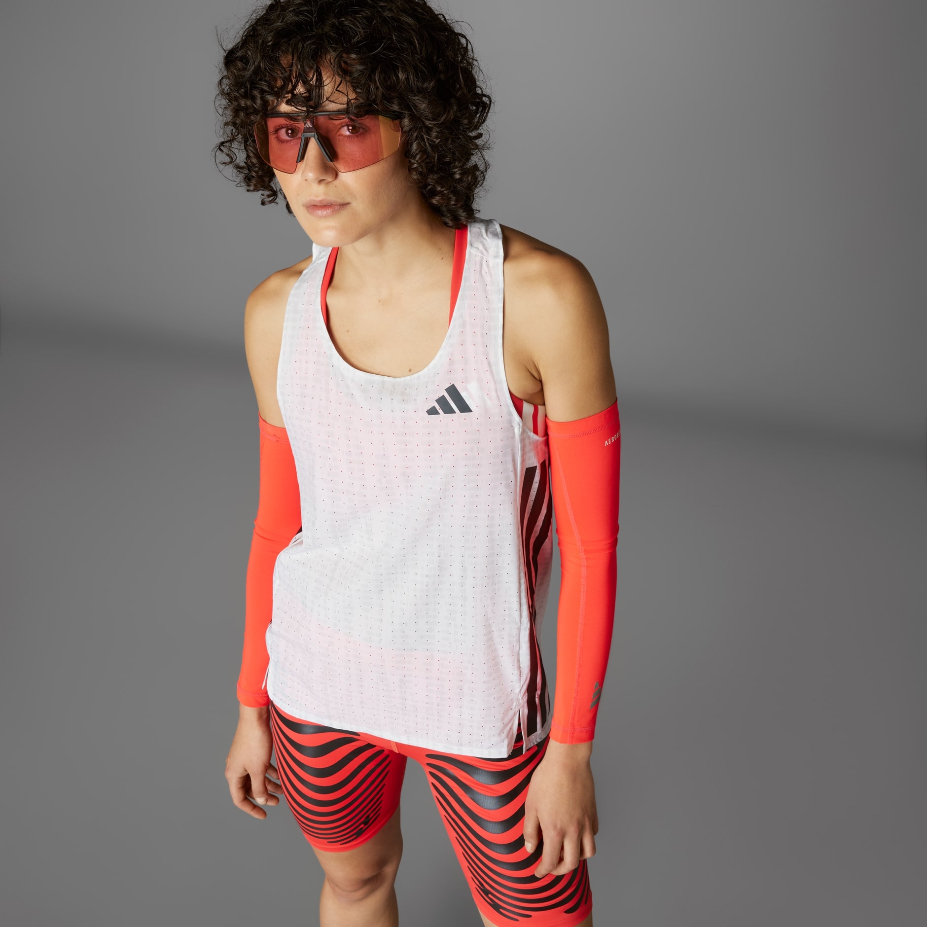 Adizero Control 跑步緊身短褲