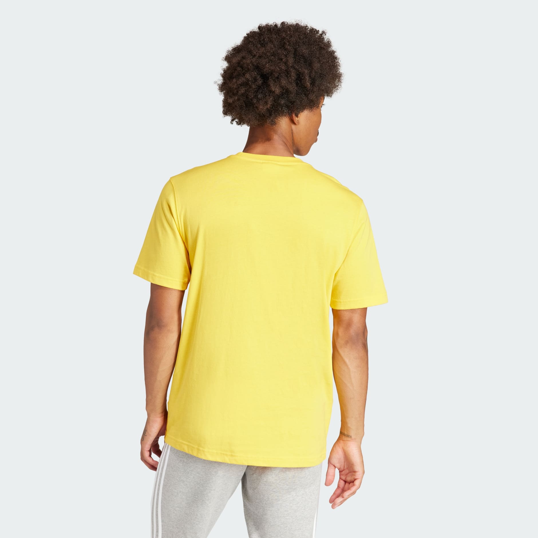 Adidas trefoil tee gold best sale