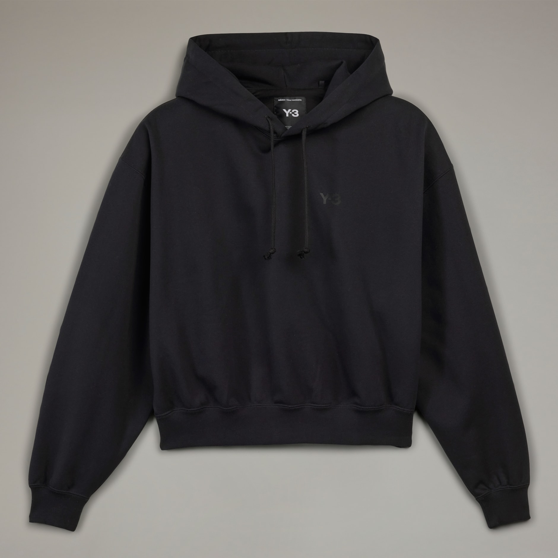 Hanorac larg din material plușat periat Y-3