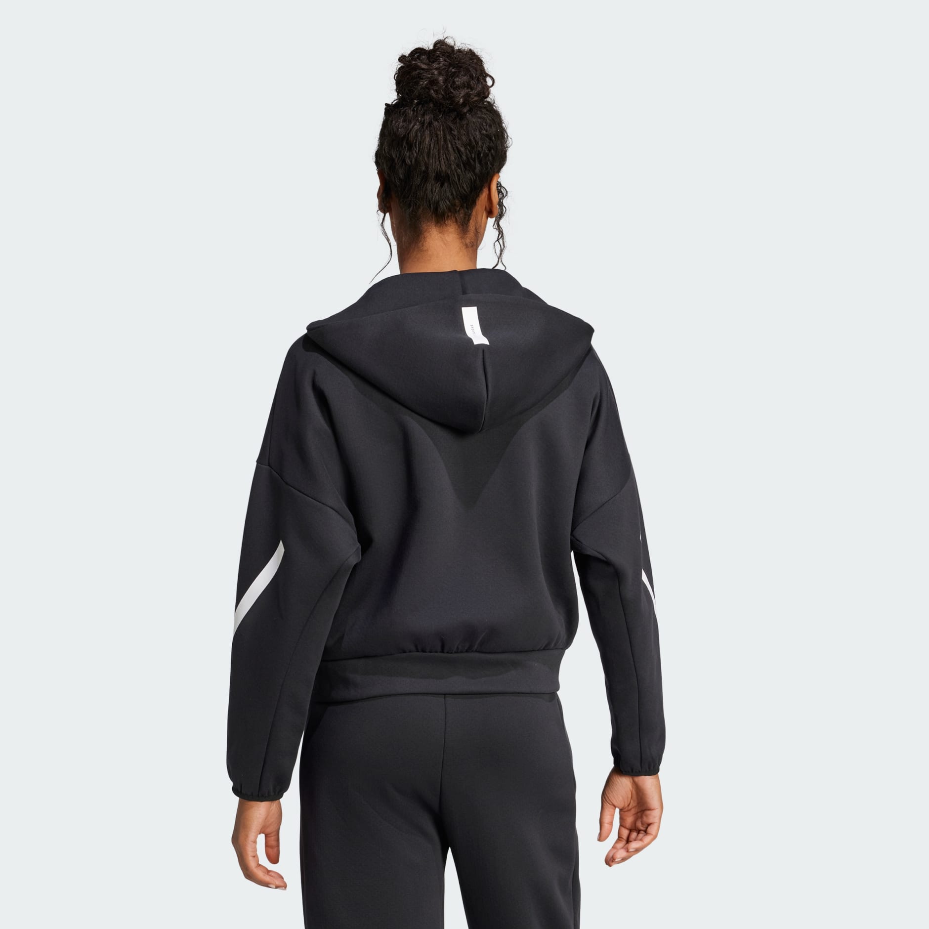 Adidas zone hoodie black online