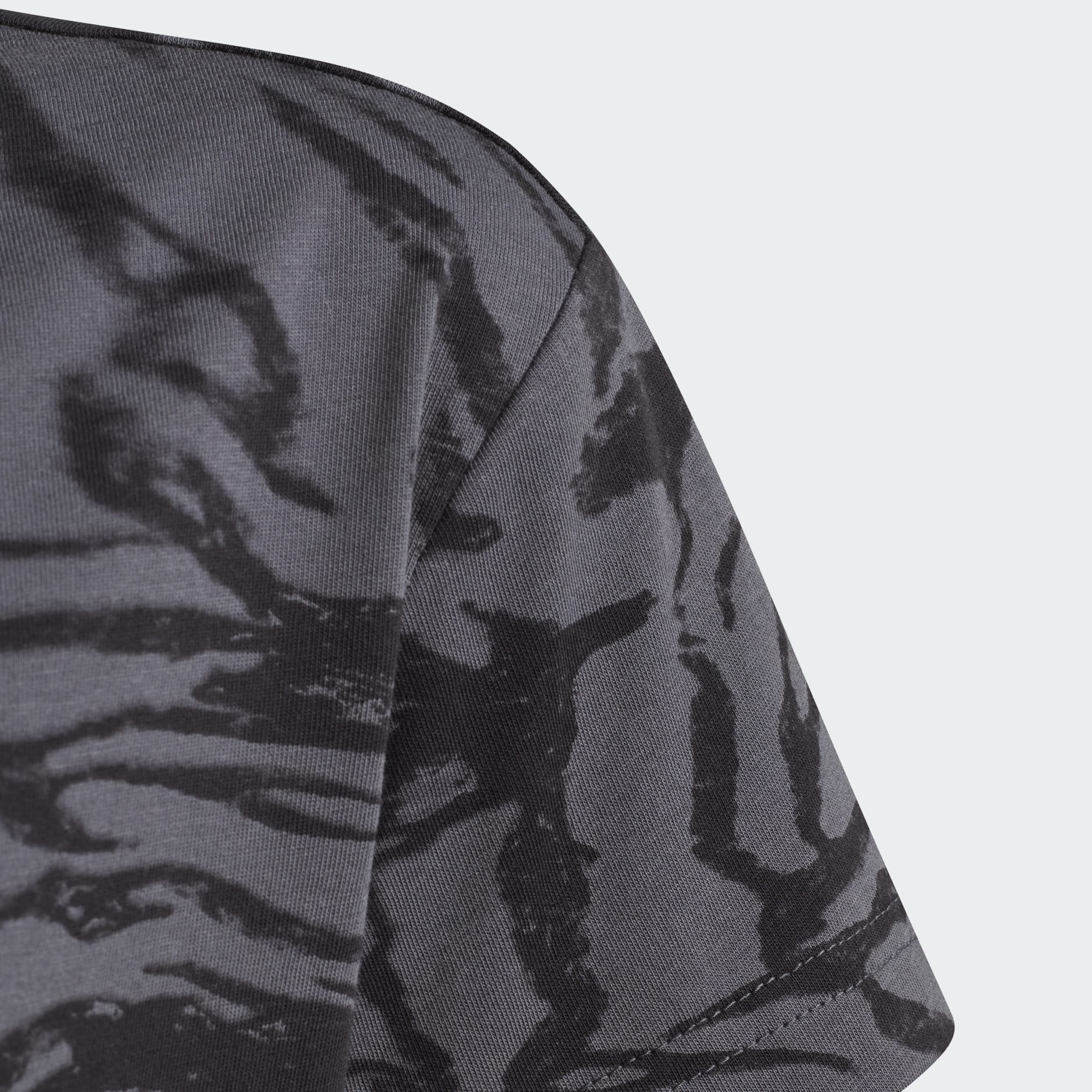 Future Icons Hybrid Animal Print Cotton Regular Tee