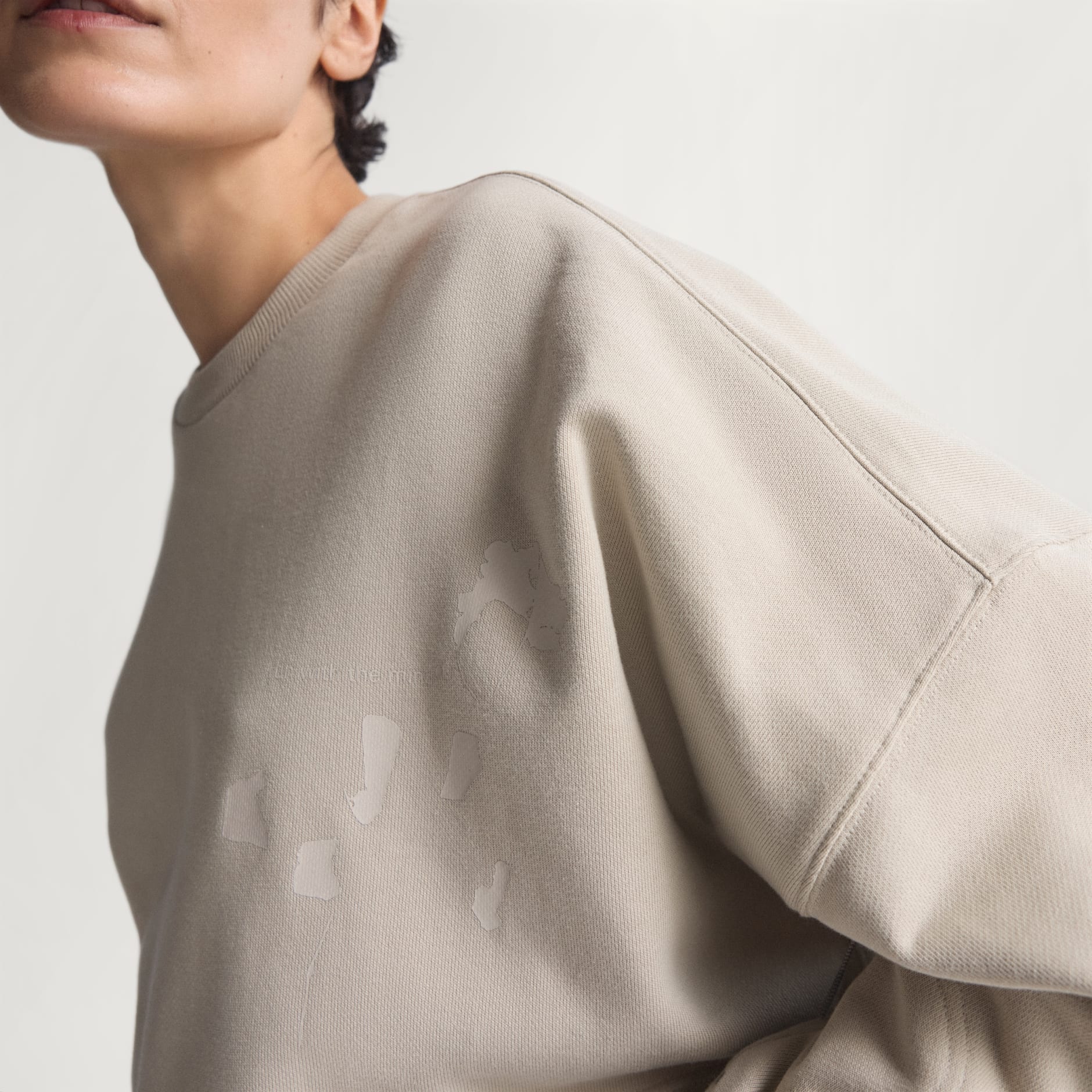 Bluză de alergare cu guler rotund adi365 hk