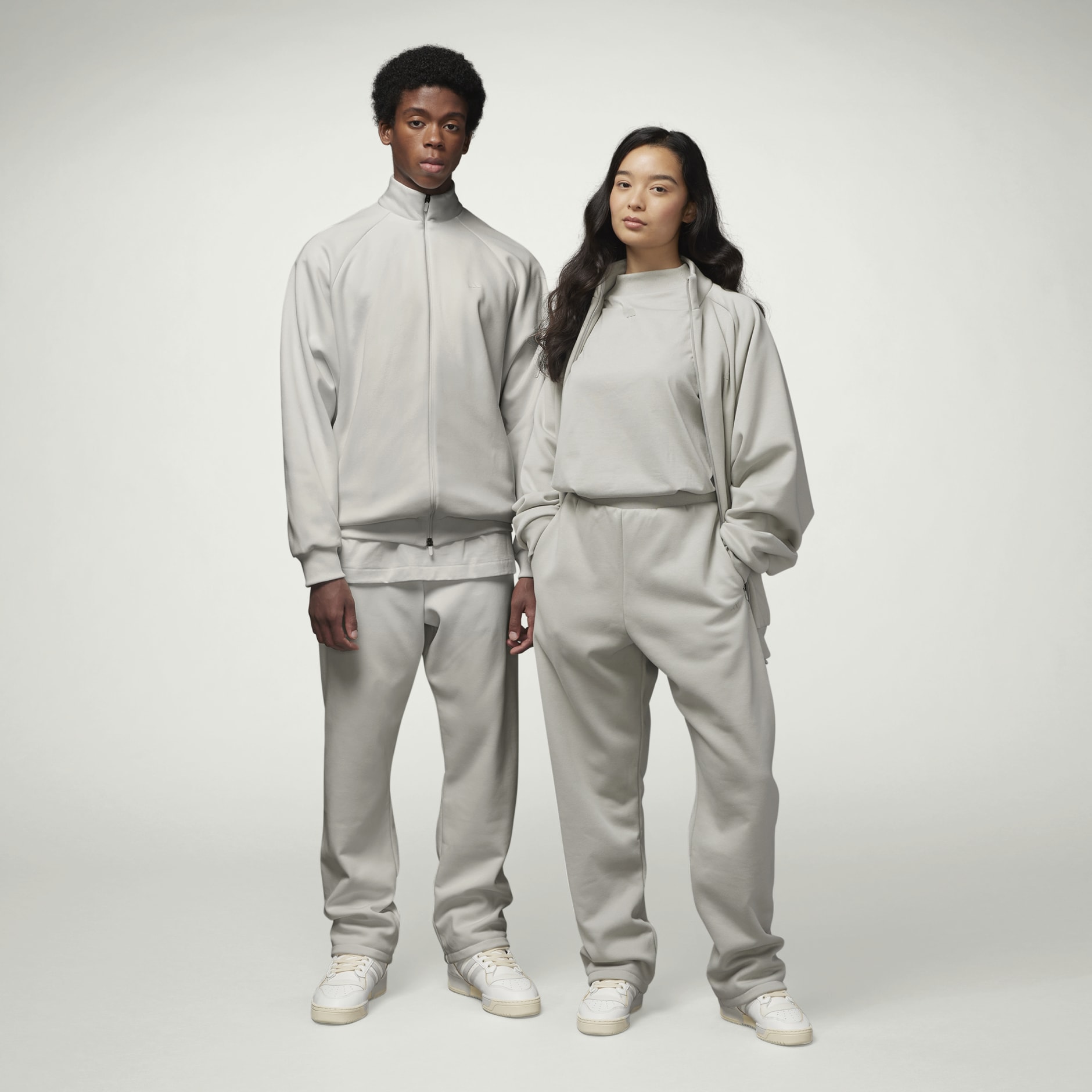 adidas adidas Basketball Track Jacket Grey adidas BH