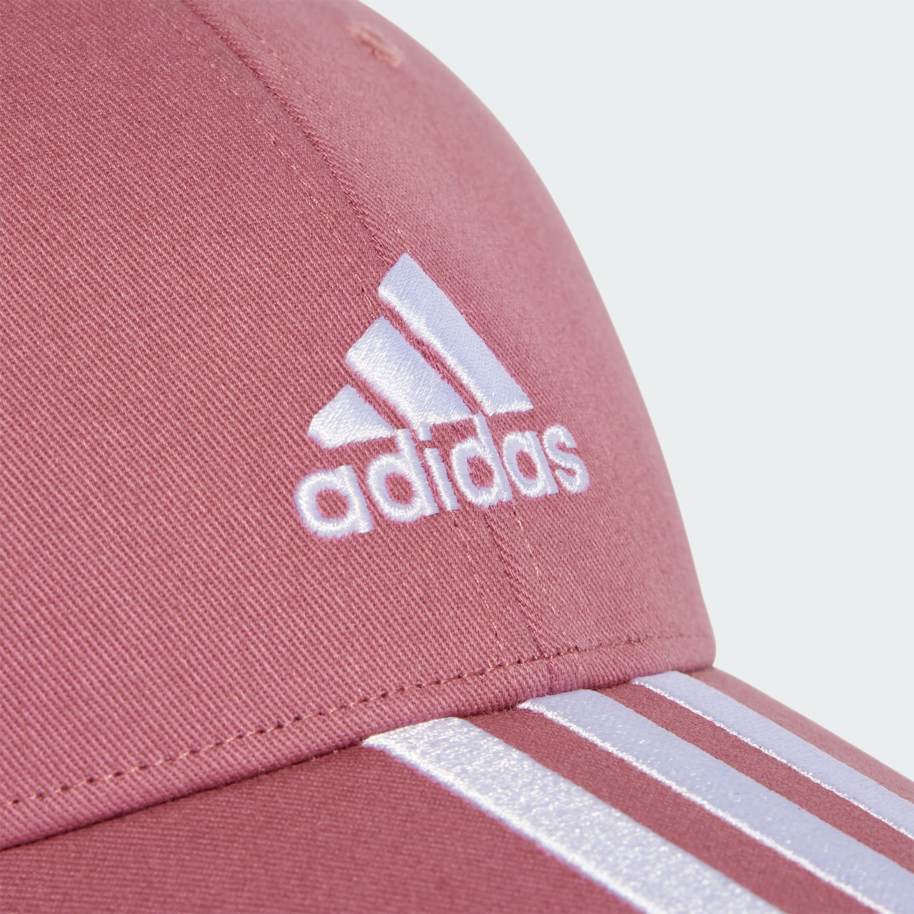 3 Stripes Cotton Twill Baseball Cap