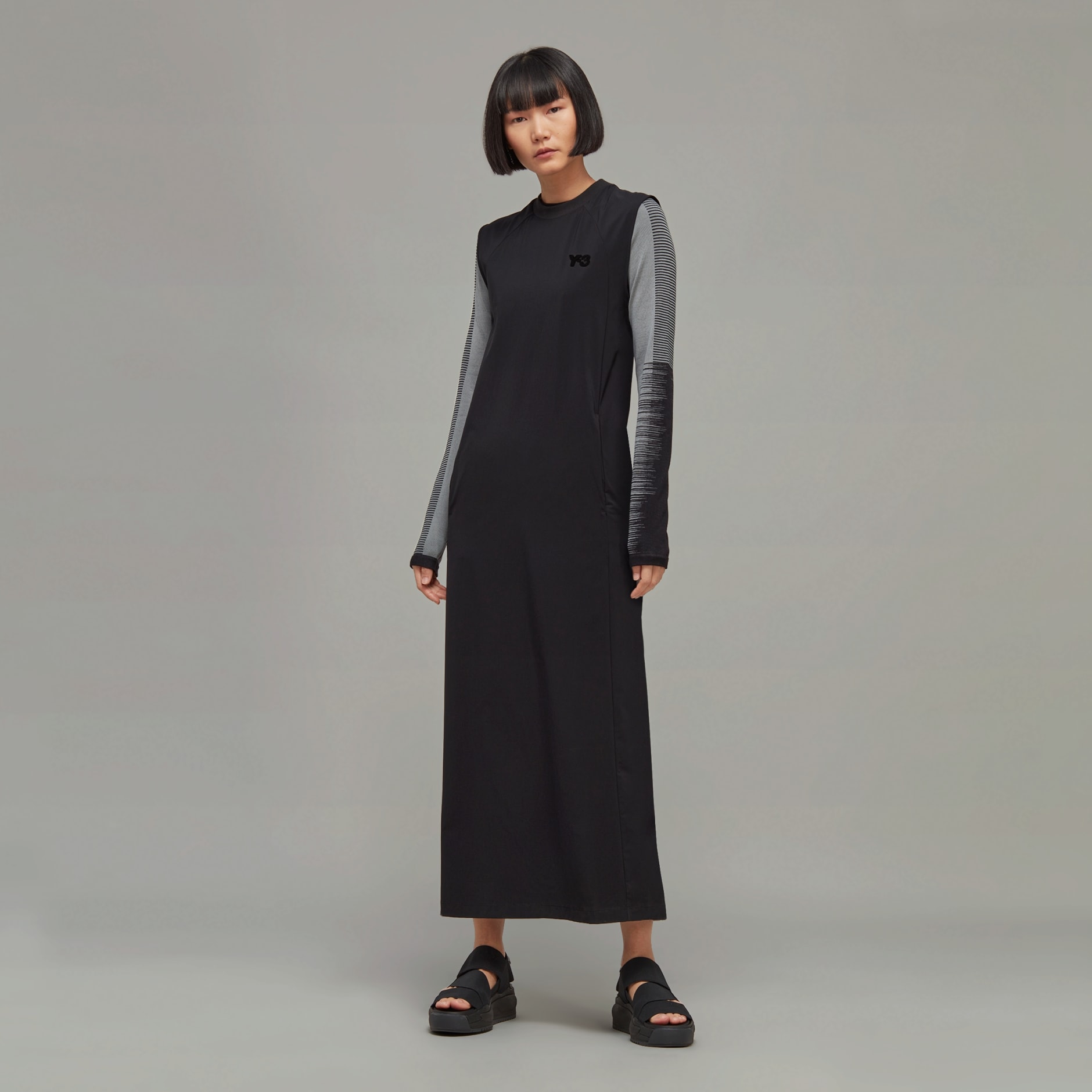 Y-3 3-Stripes Tank Top Dress