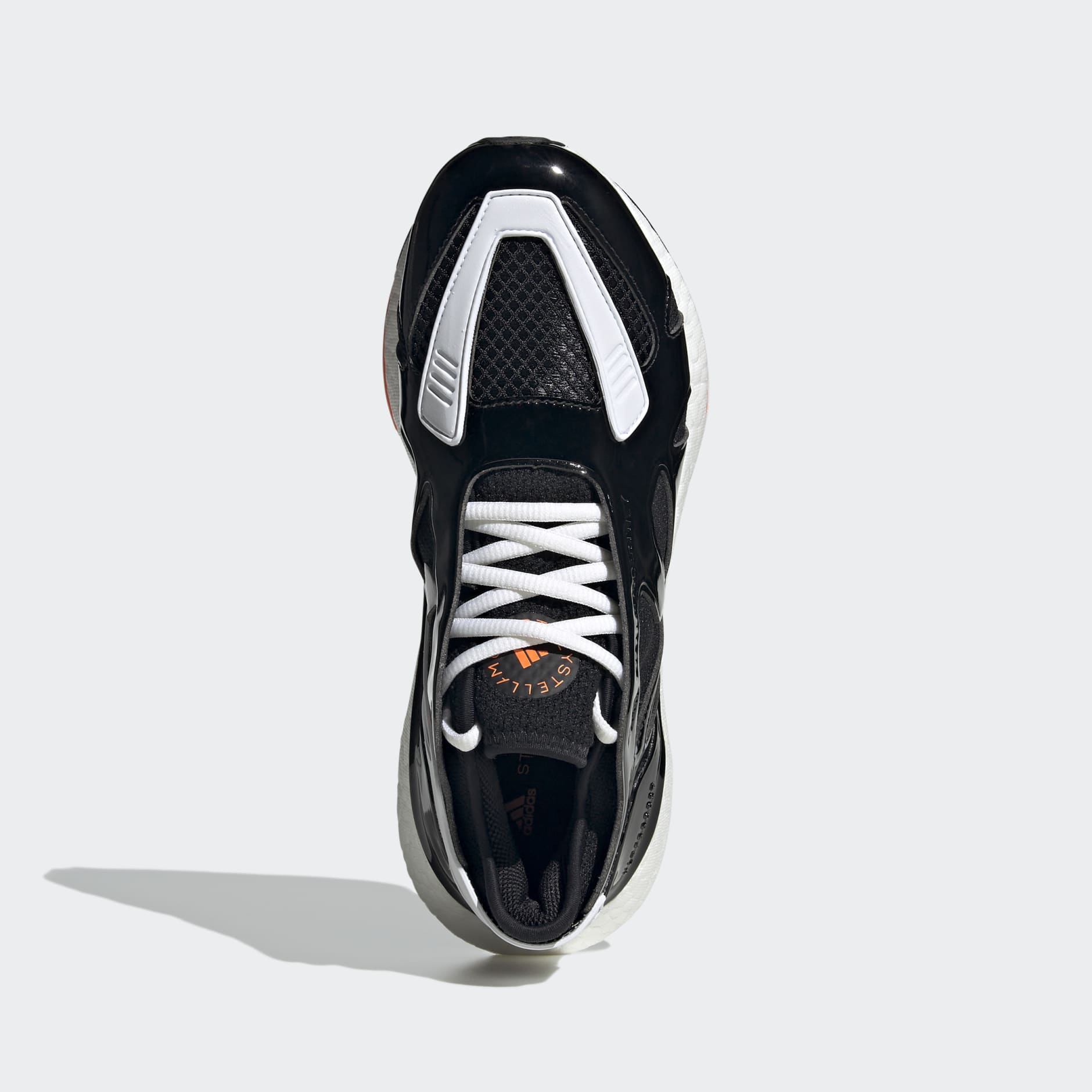 Tênis Adidas by Stella McCartney Ultraboost 22 Core Black / Cloud White /  Signal Orange