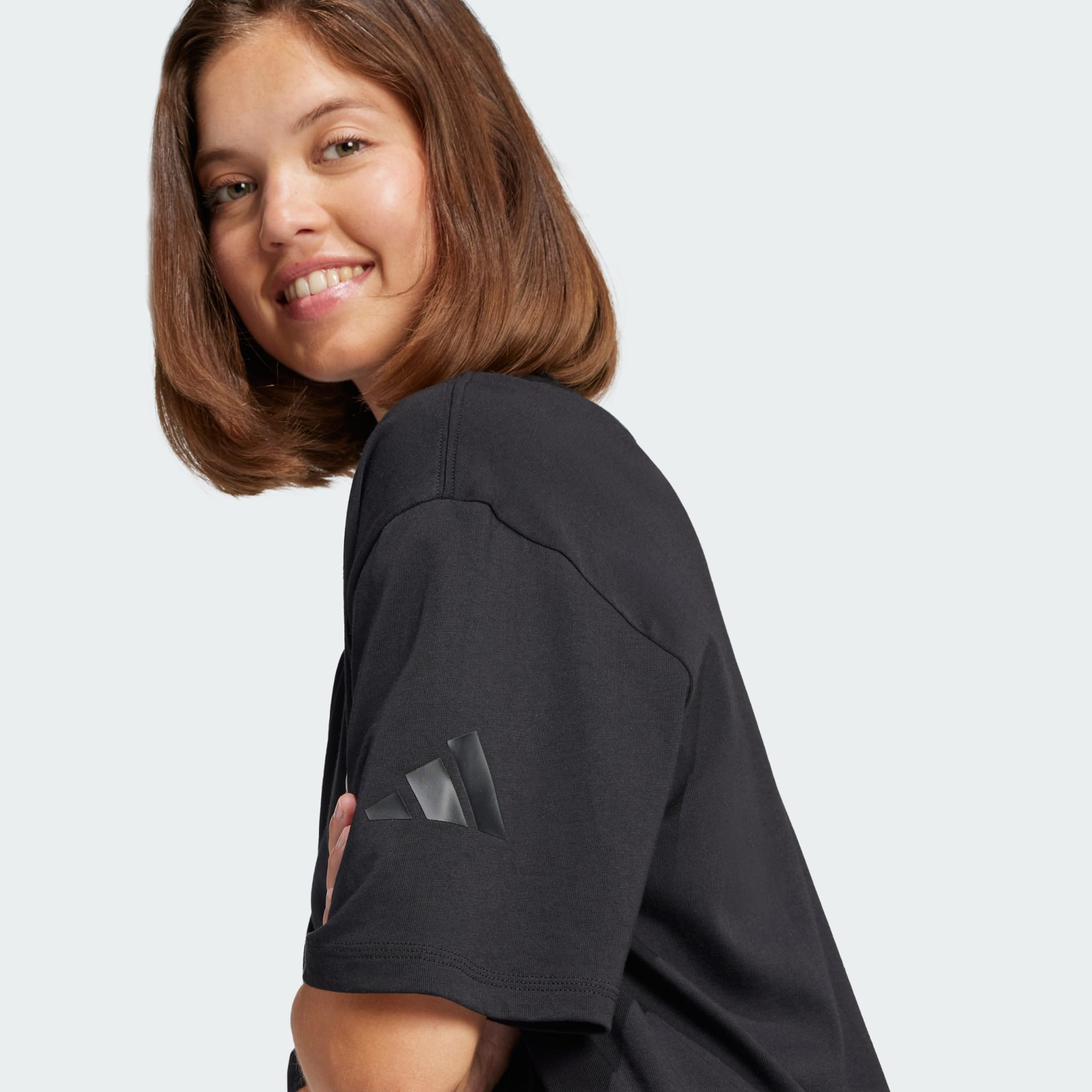 Essentials Contemporary Logo Boyfriend Tee