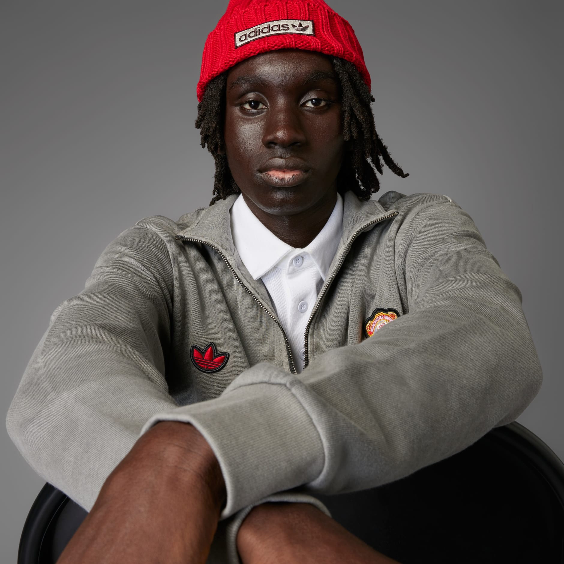 Majica Manchester United Terrace Icons Half-Zip