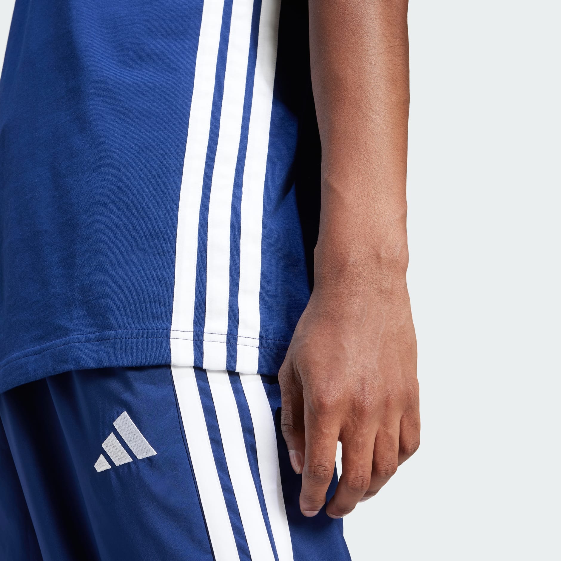 Essentials 3-Stripes Single Jersey Tee