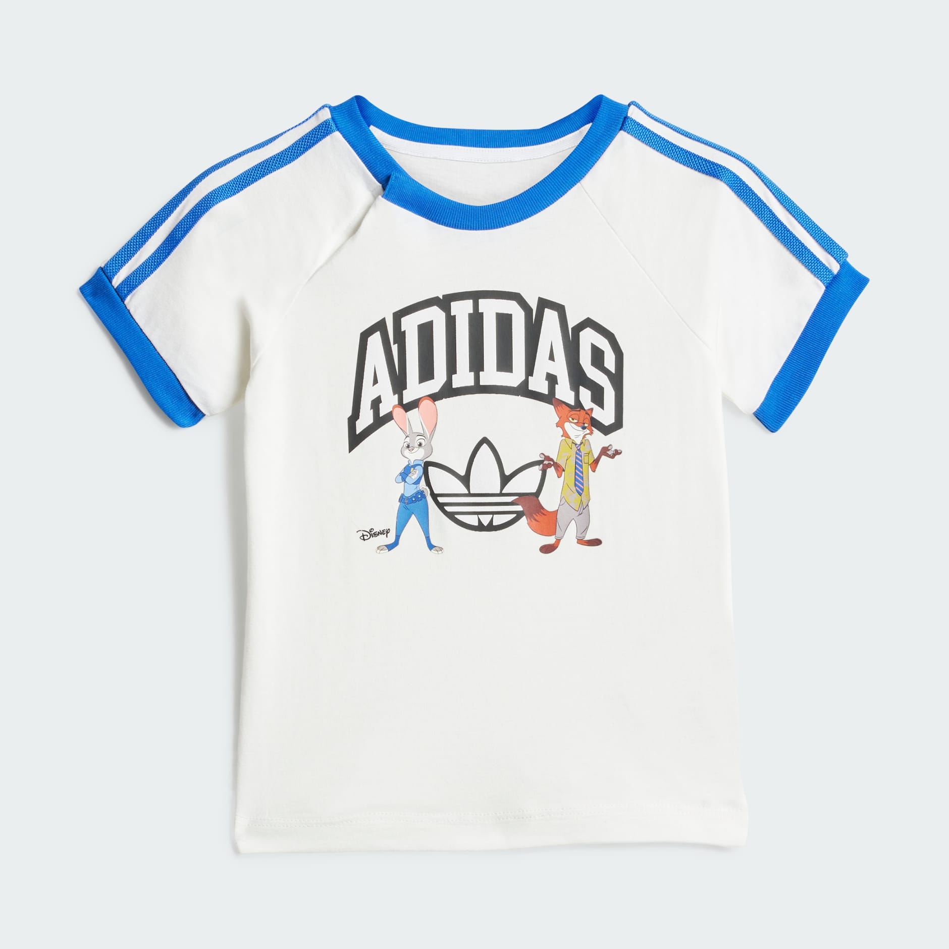 طقم تيشيرت نصف كم من أديداس Disney للأطفال