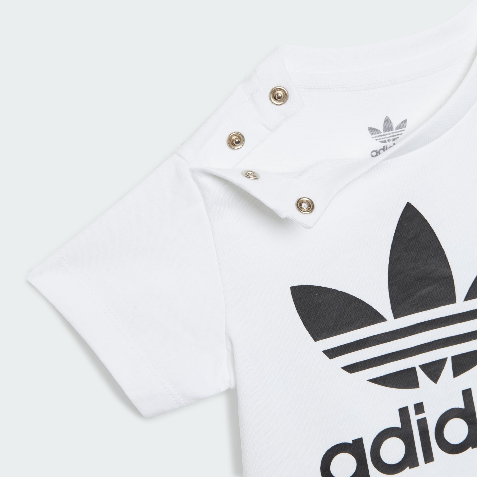 Adidas trefoil tee kids best sale