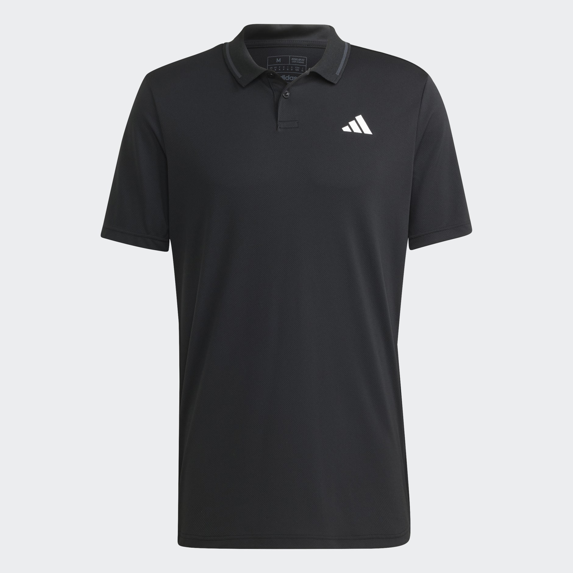 adidas Club Tennis Piqué Polo Shirt - Black | adidas UAE