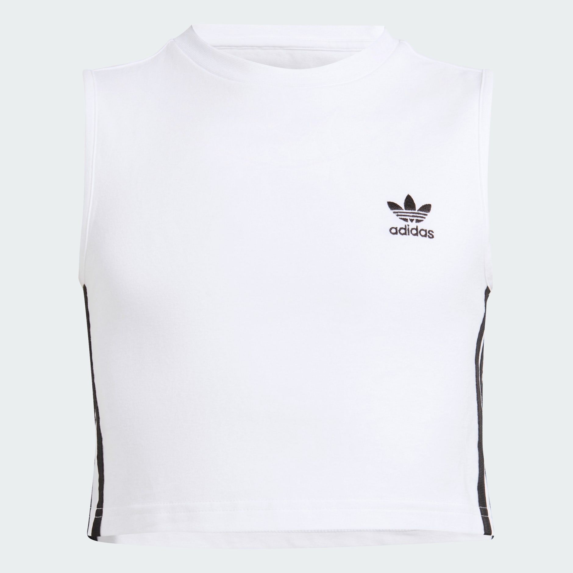 Kids Clothing Adicolor Crop Tank Top Kids White adidas Saudi Arabia