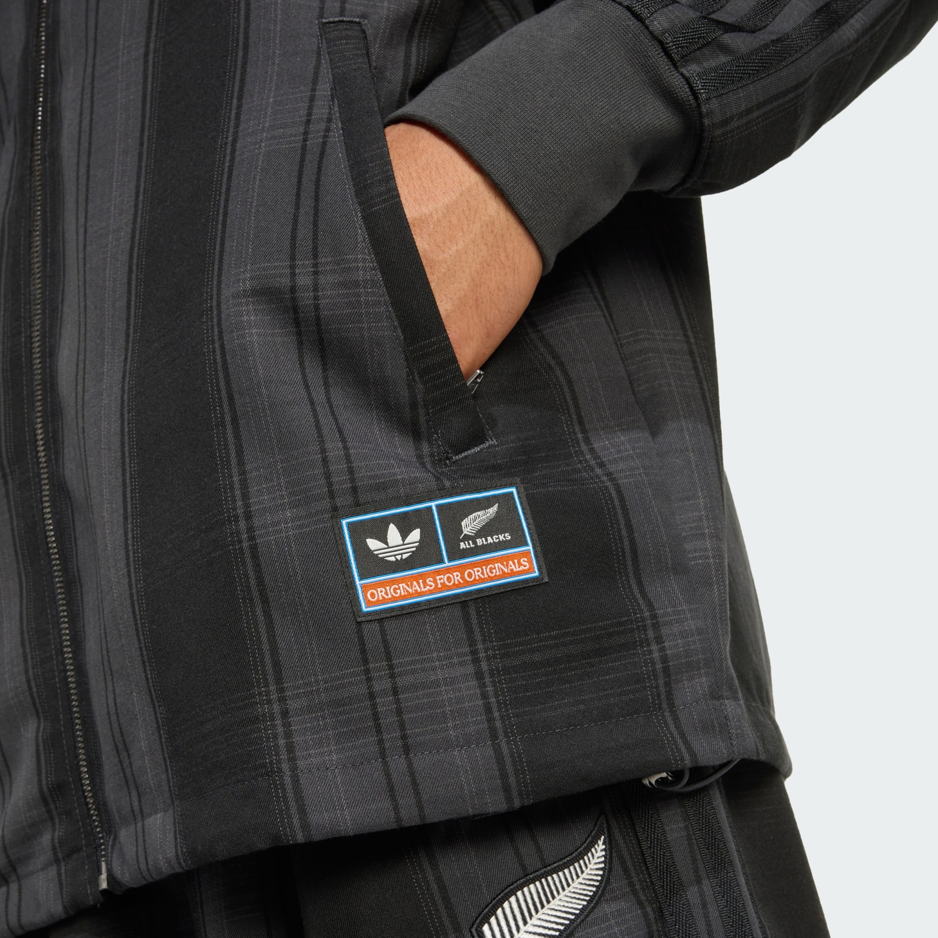 Clothing - ADIDAS ORIGINALS & ALL BLACKS PLAID WOVEN FIREBIRD