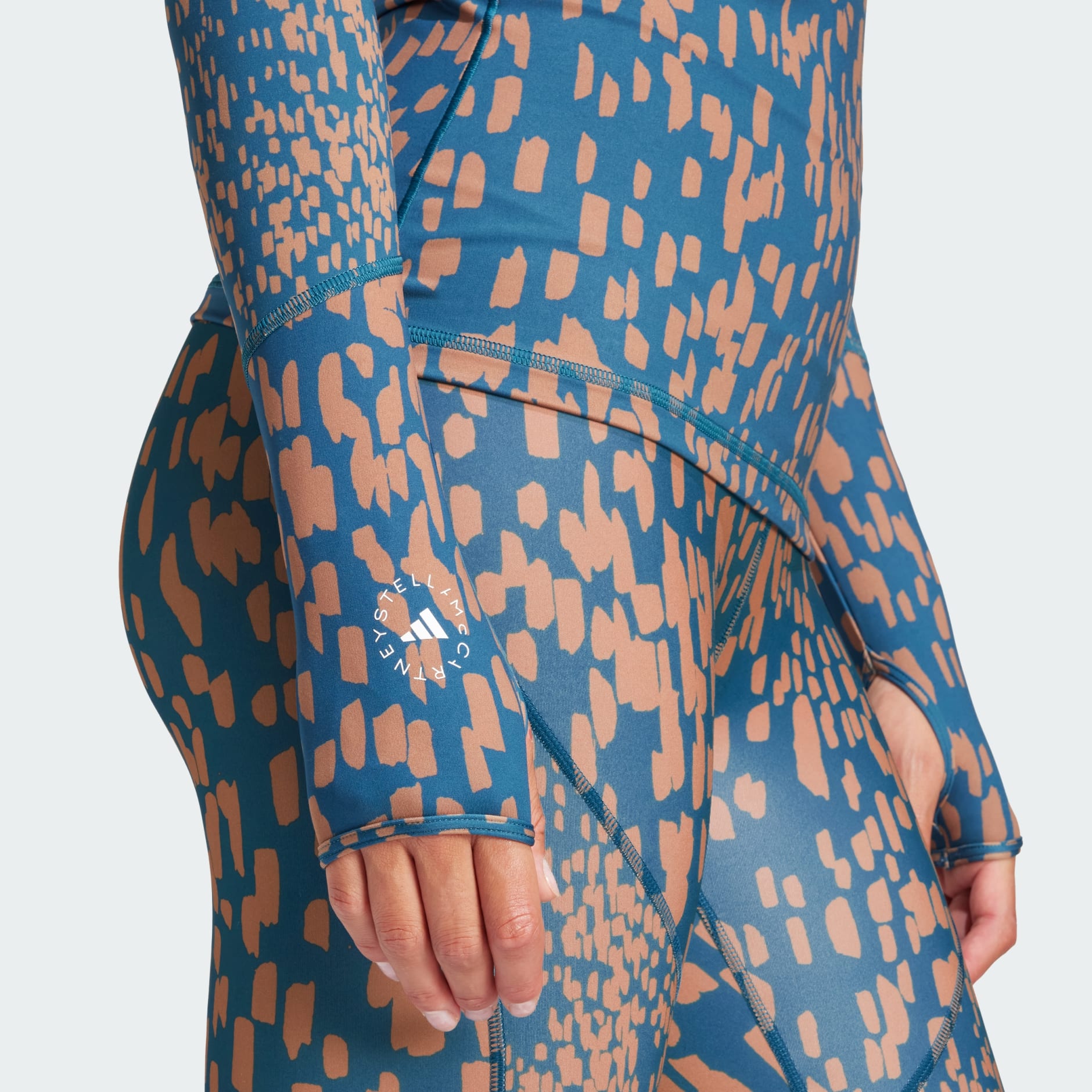 adidas by Stella McCartney TruePurpose Training Long Sleeve Printed Tee