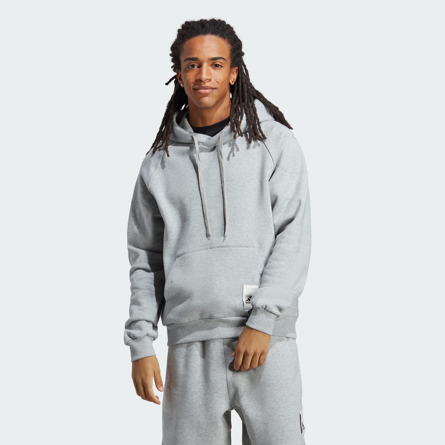 Adidas originals ryv hot sale hoodie in grey