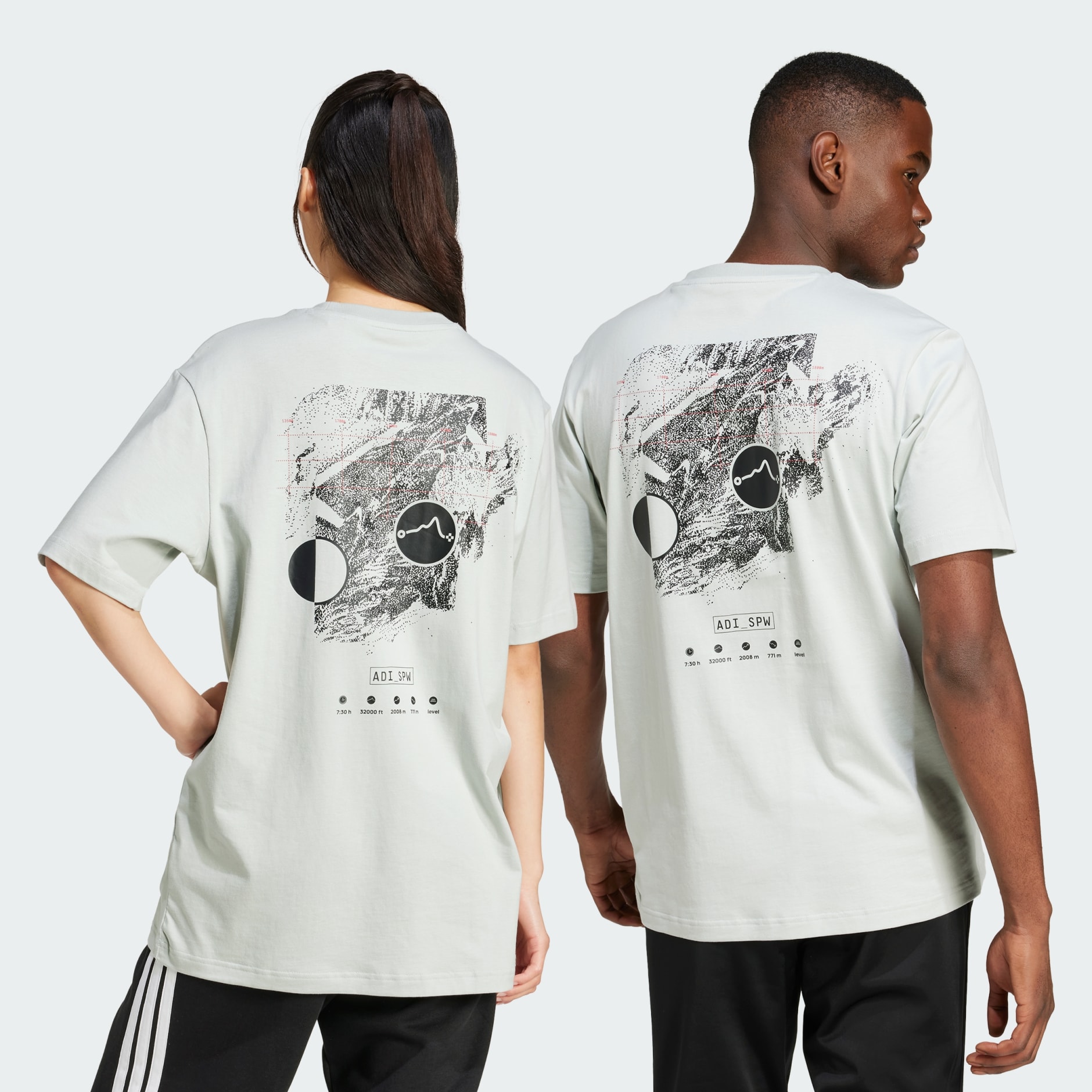 【Adidas コリア】 City Escape Space Graphic Tee adidas City Escape Space Graphic Tee - Black | Free Shipping