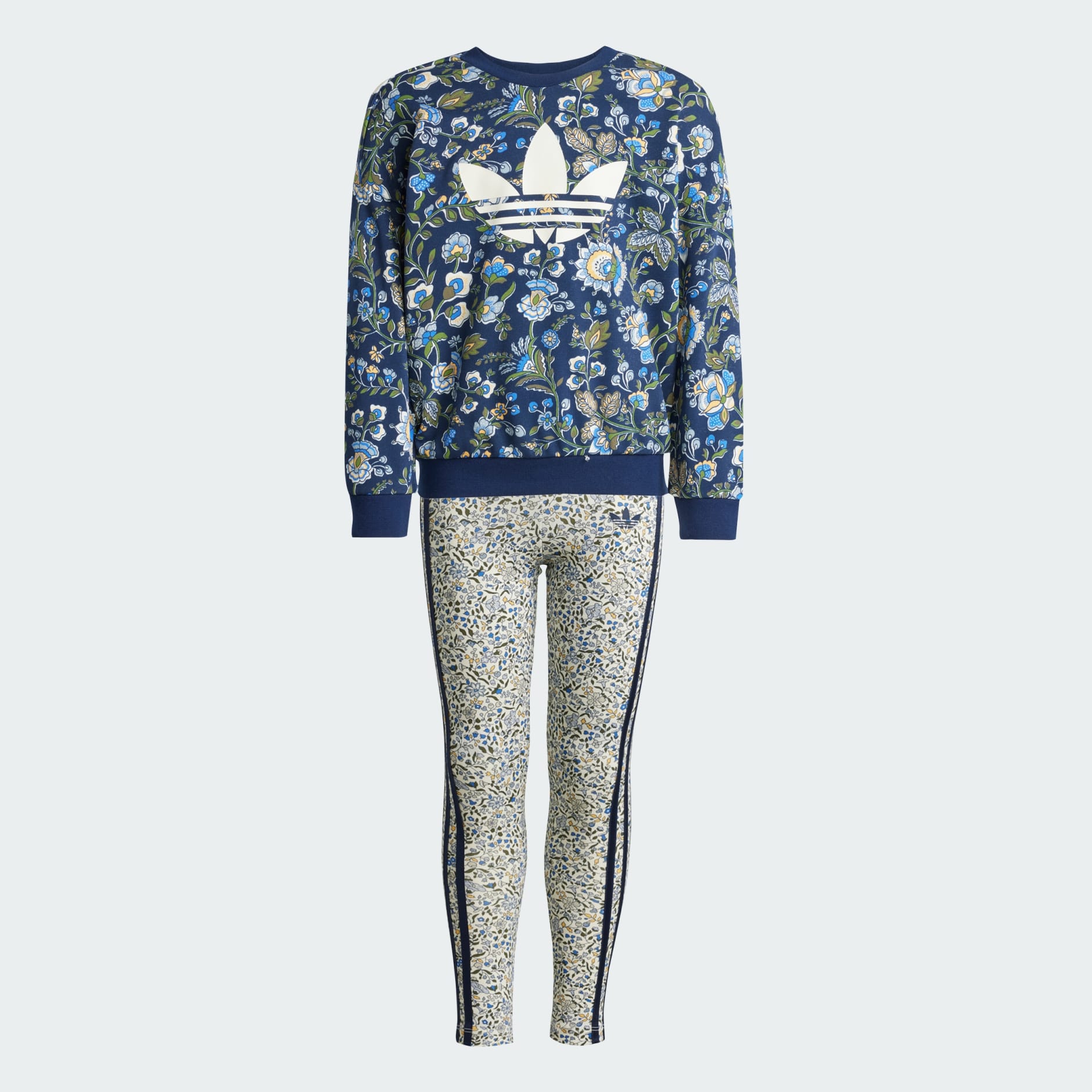 Dječji komplet majice i tajica adidas Originals X Liberty London Crew