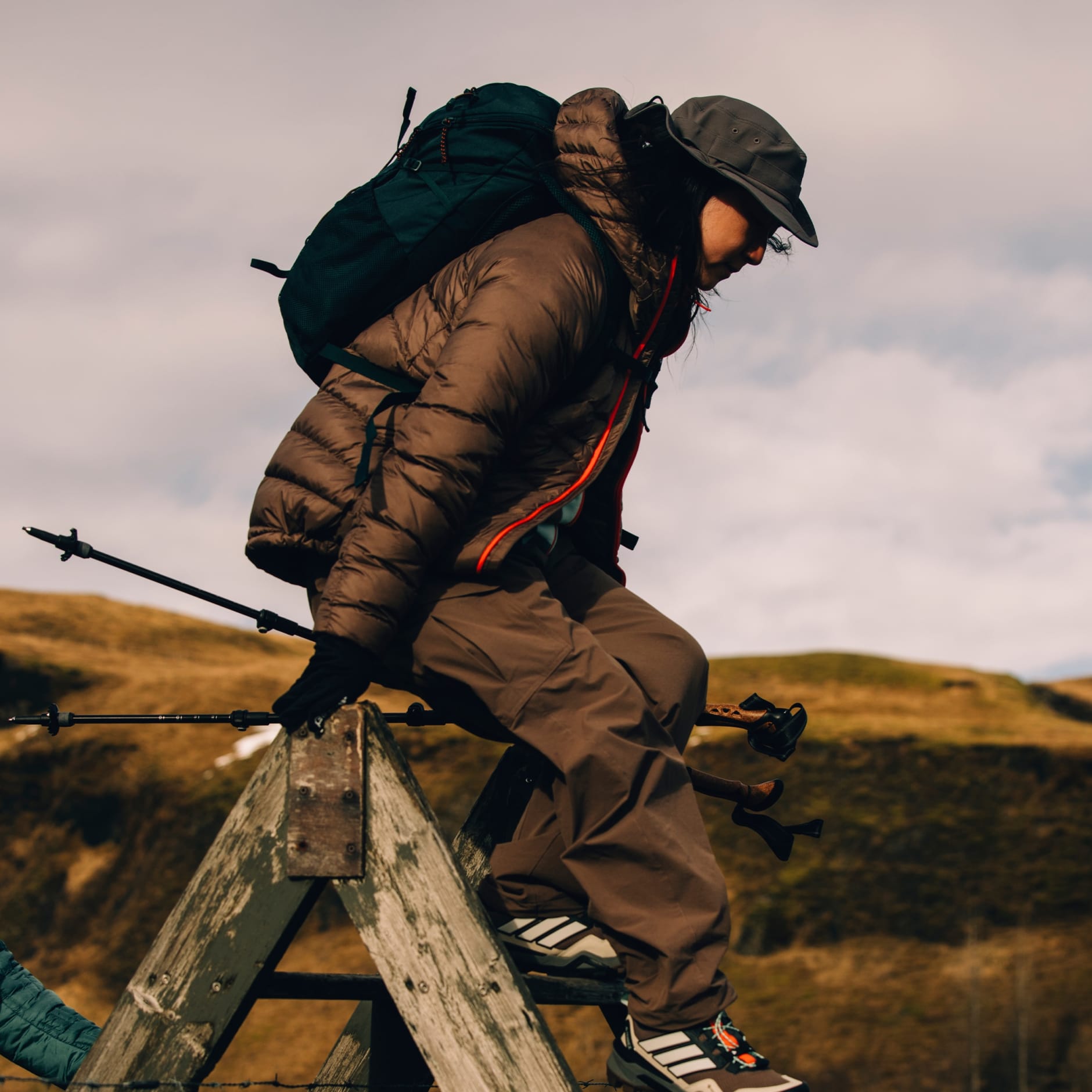 Jachetă cu puf și glugă Terrex Xperior CLIMAWARM+