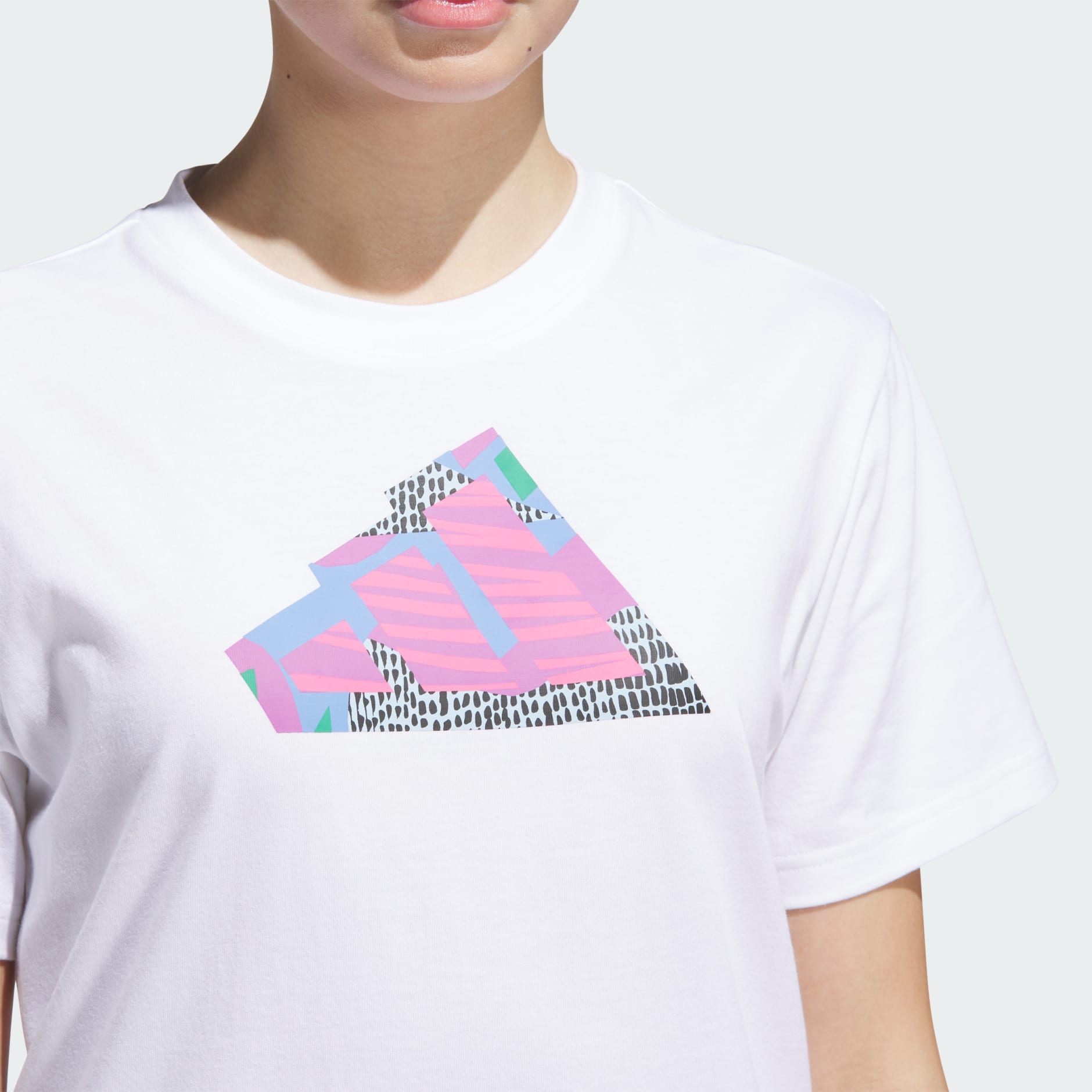 adidas DIY Collage Graphic Tee - White | adidas UAE