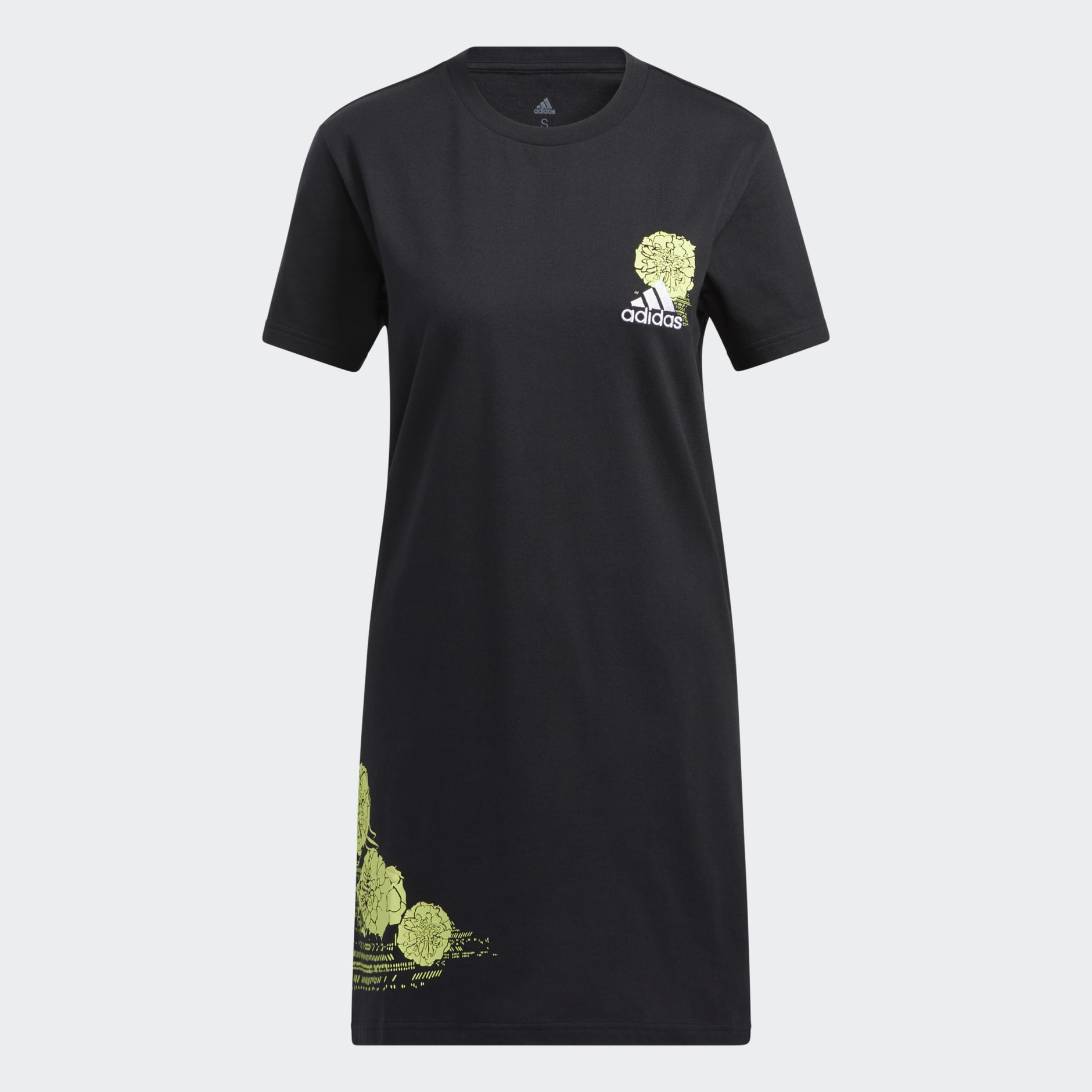 SuperHer Floral Graphic Tee Dress