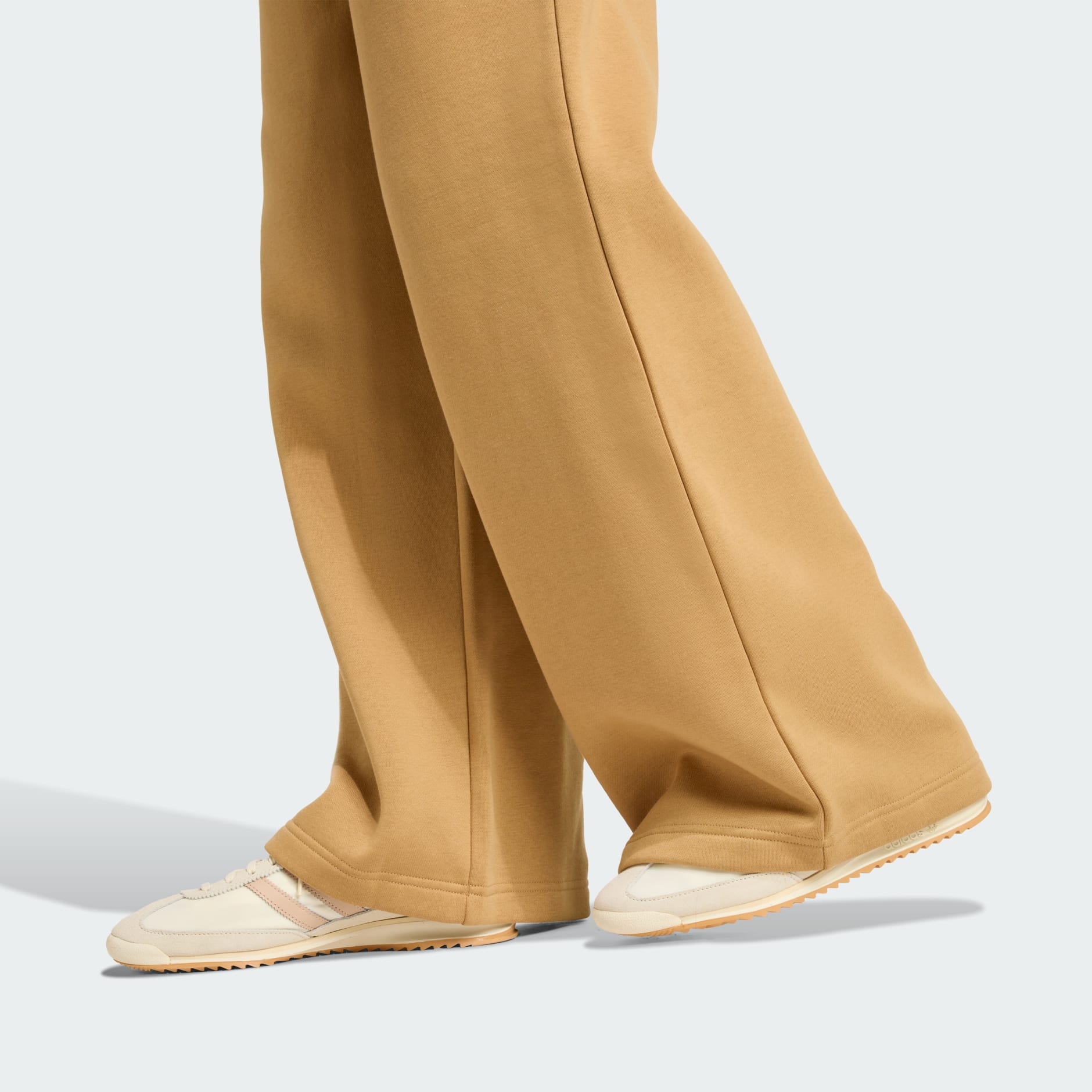 Pantaloni din fleece cu crac larg Essentials