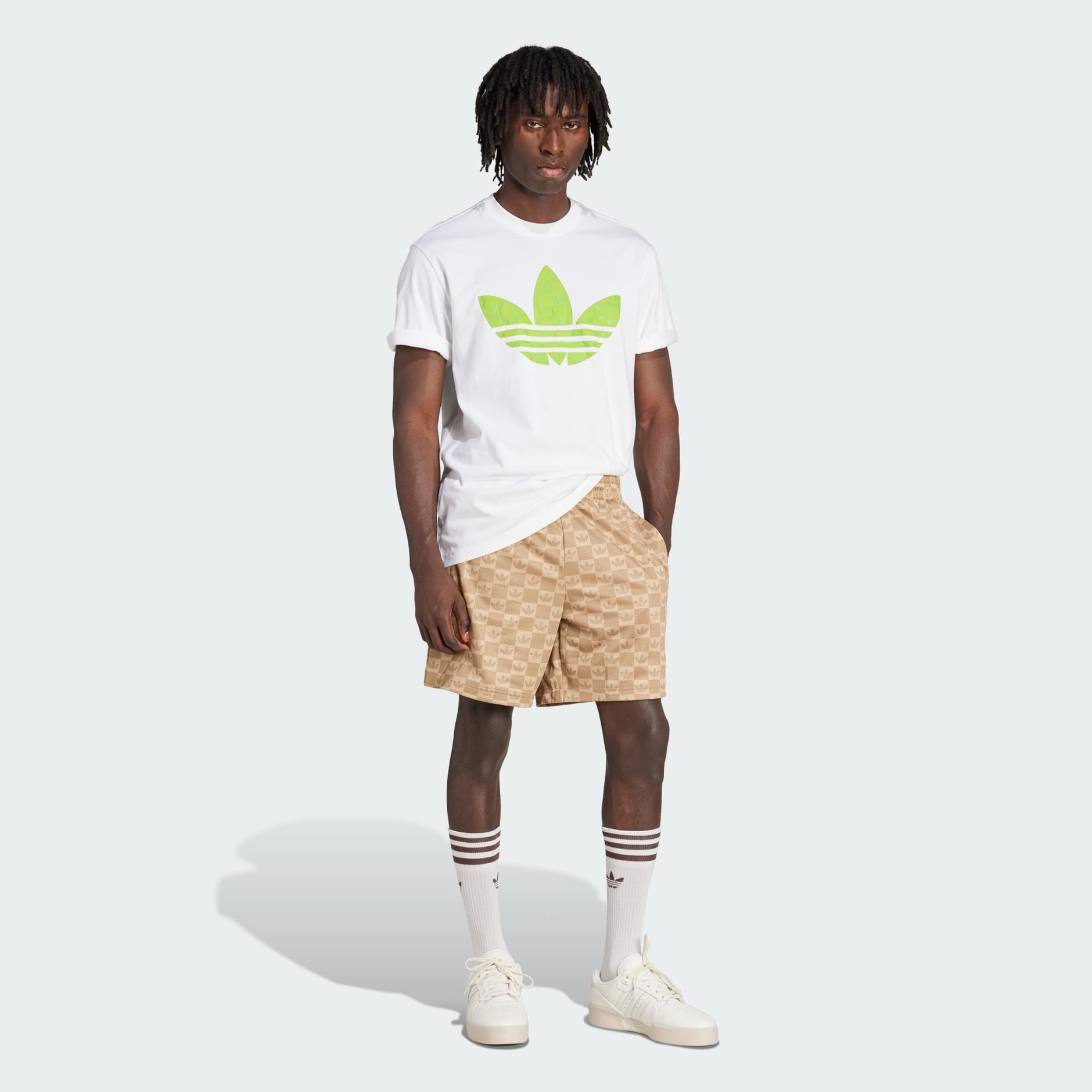 Monogram Regular Mesh Shorts