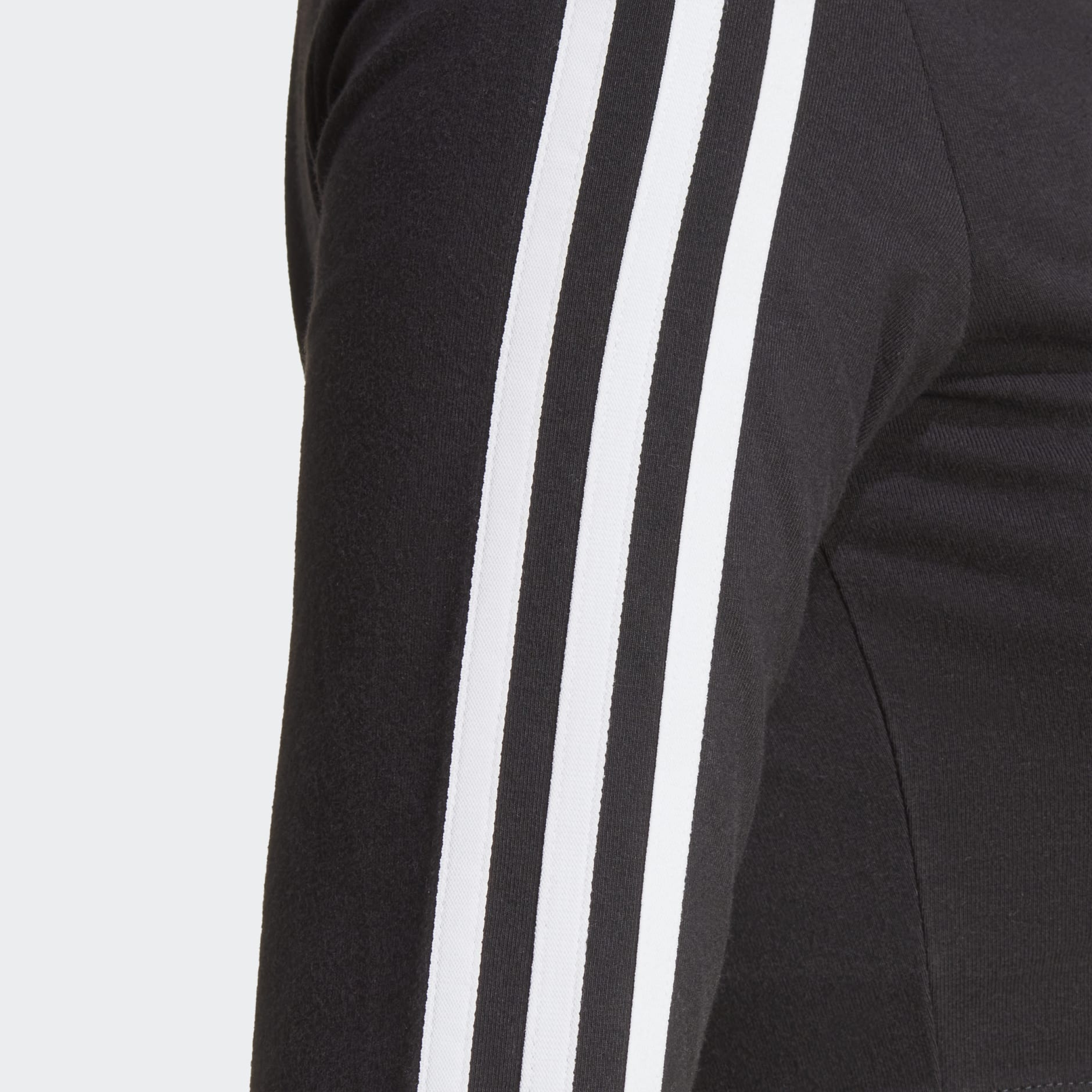 Black - 3-Stripes Tee Adicolor - Classics Button Sleeve | Women\'s Clothing Long Oman adidas