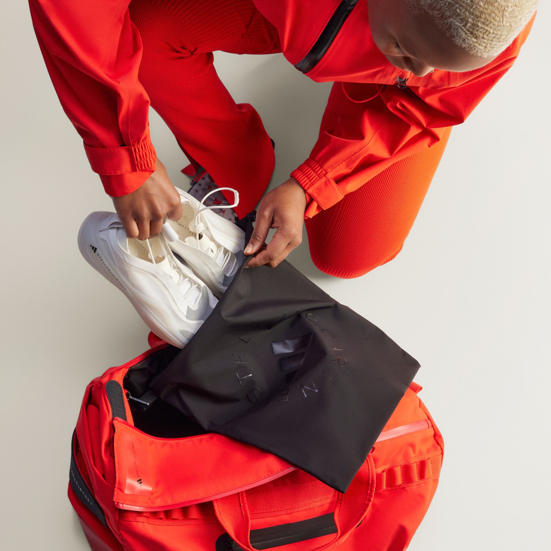 adidas adidas by Stella McCartney 24/7 Bag - Red | adidas TZ