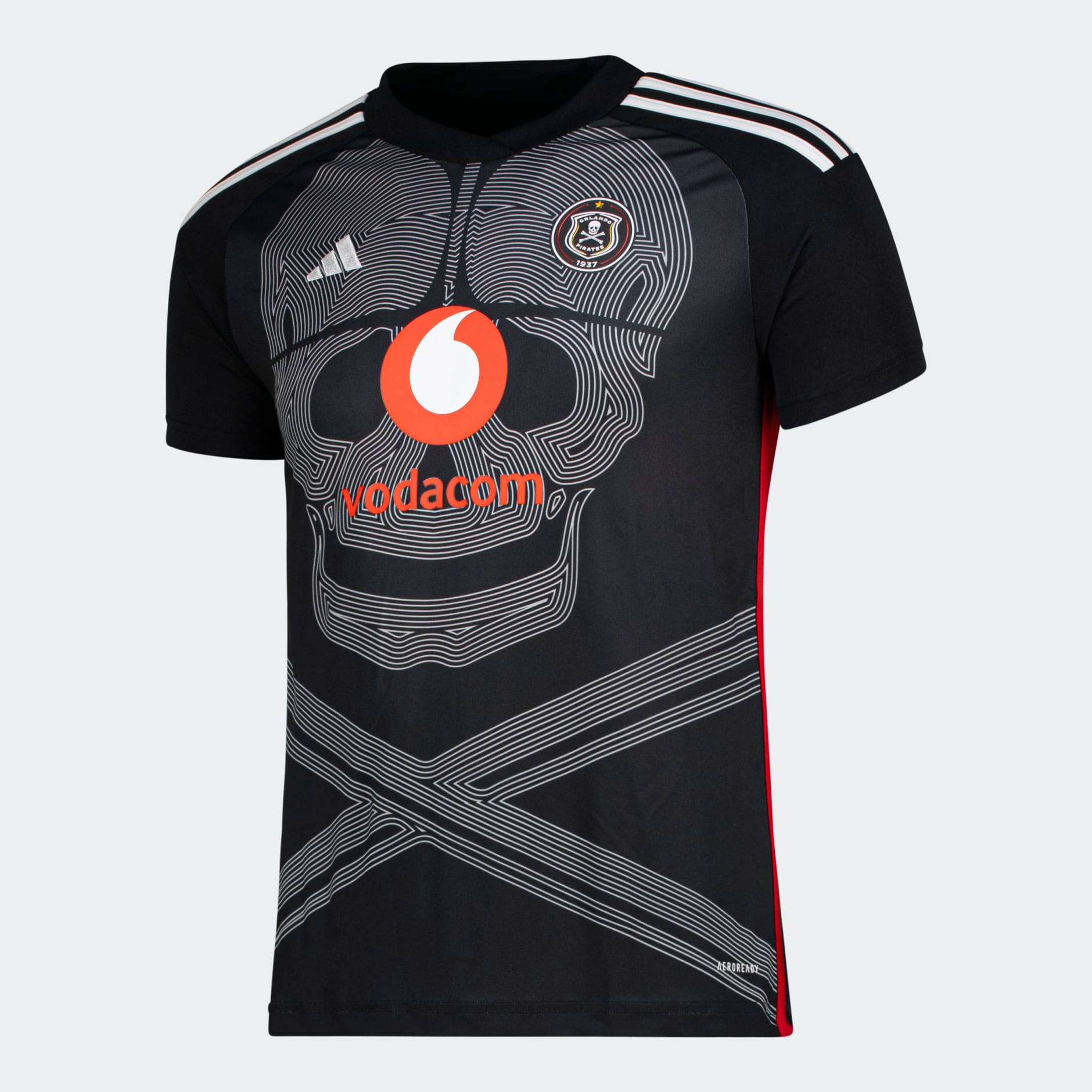 Men's Clothing - Orlando Pirates FC 23/24 Home Jersey - Black 