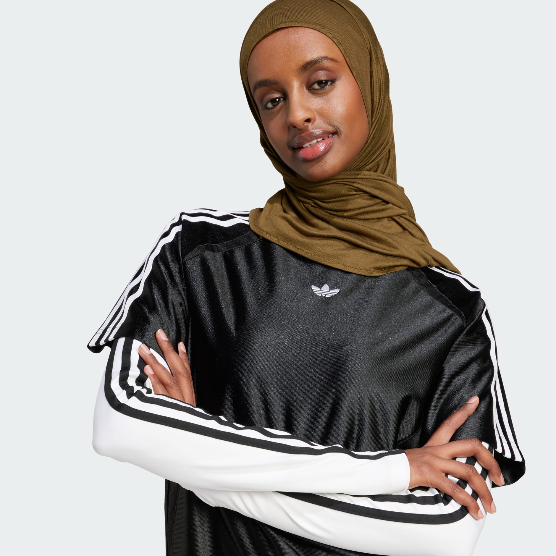 CLOTHING - Adicolor Teamgeist Loose Tee - Black | adidas Oman