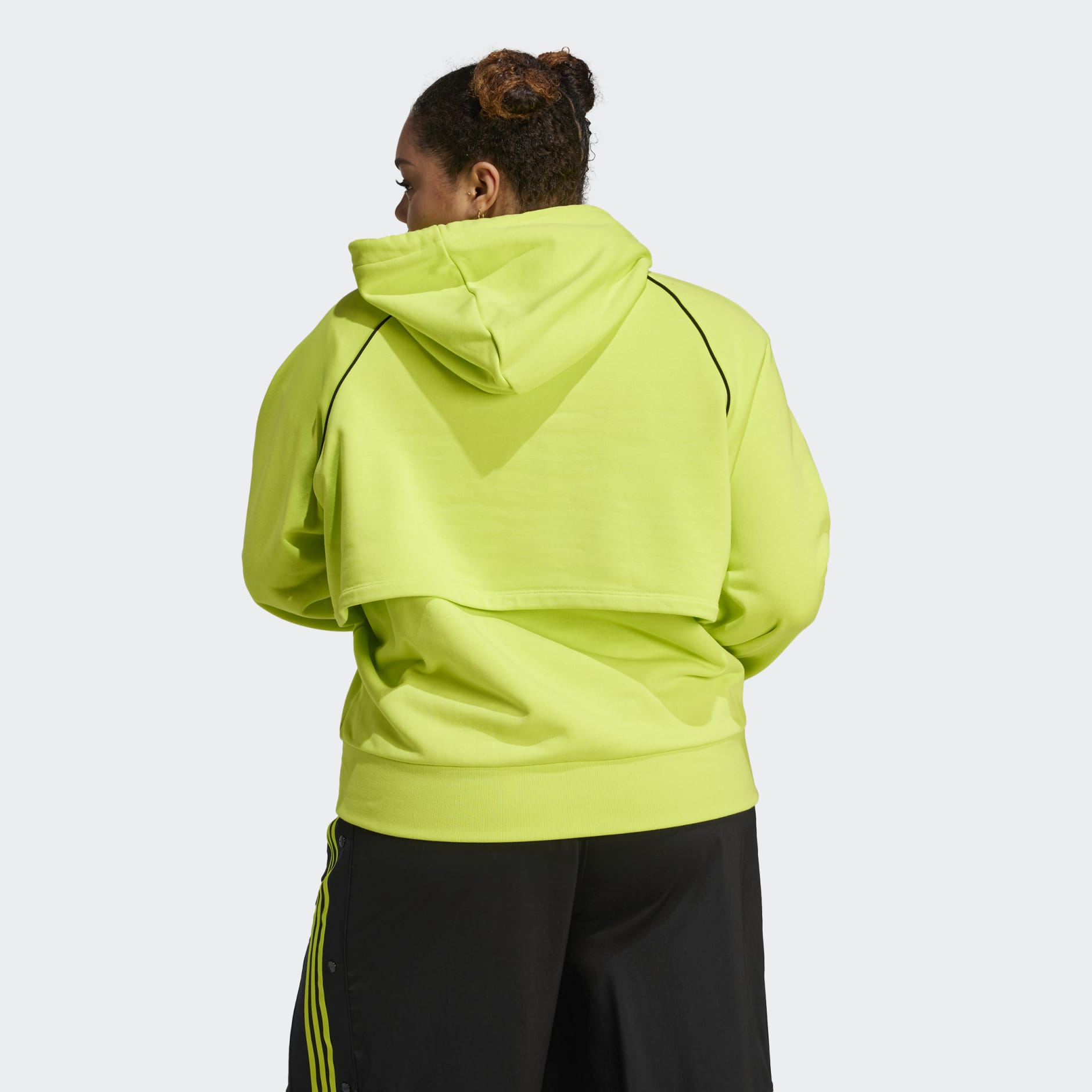 adidas Women's Big Trefoil Logo Hoodie - Yellow