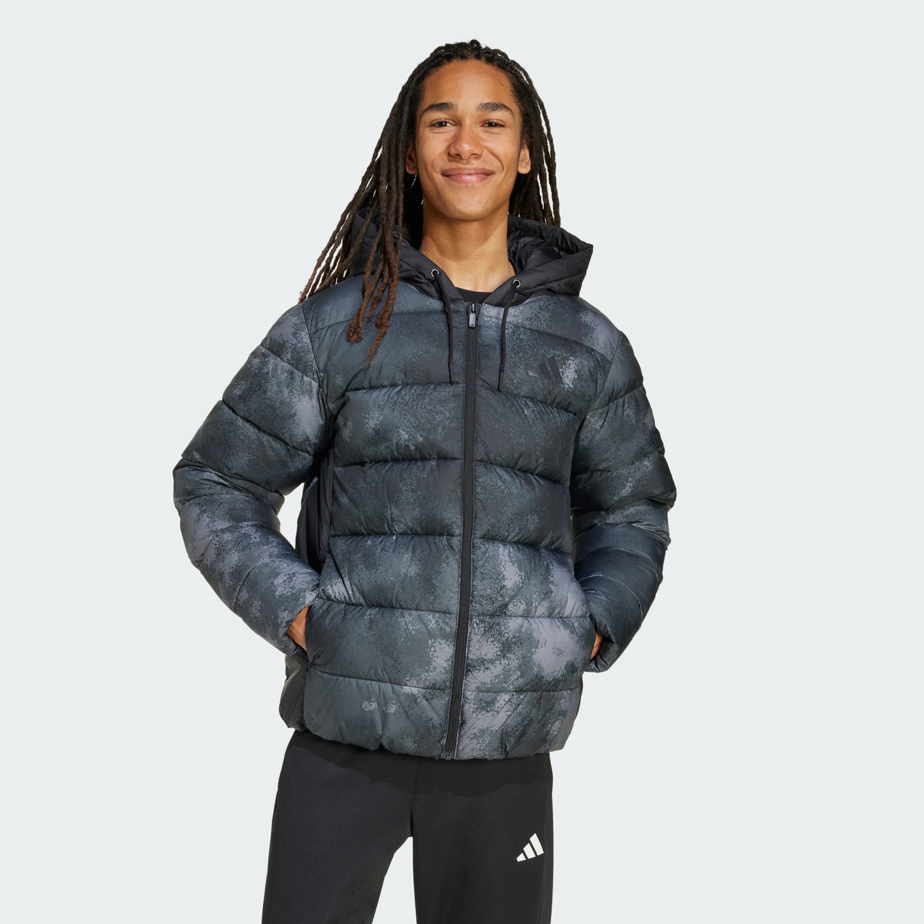 Essentials CLIMAWARM Synthetic Down Puffer Hooded Jackets