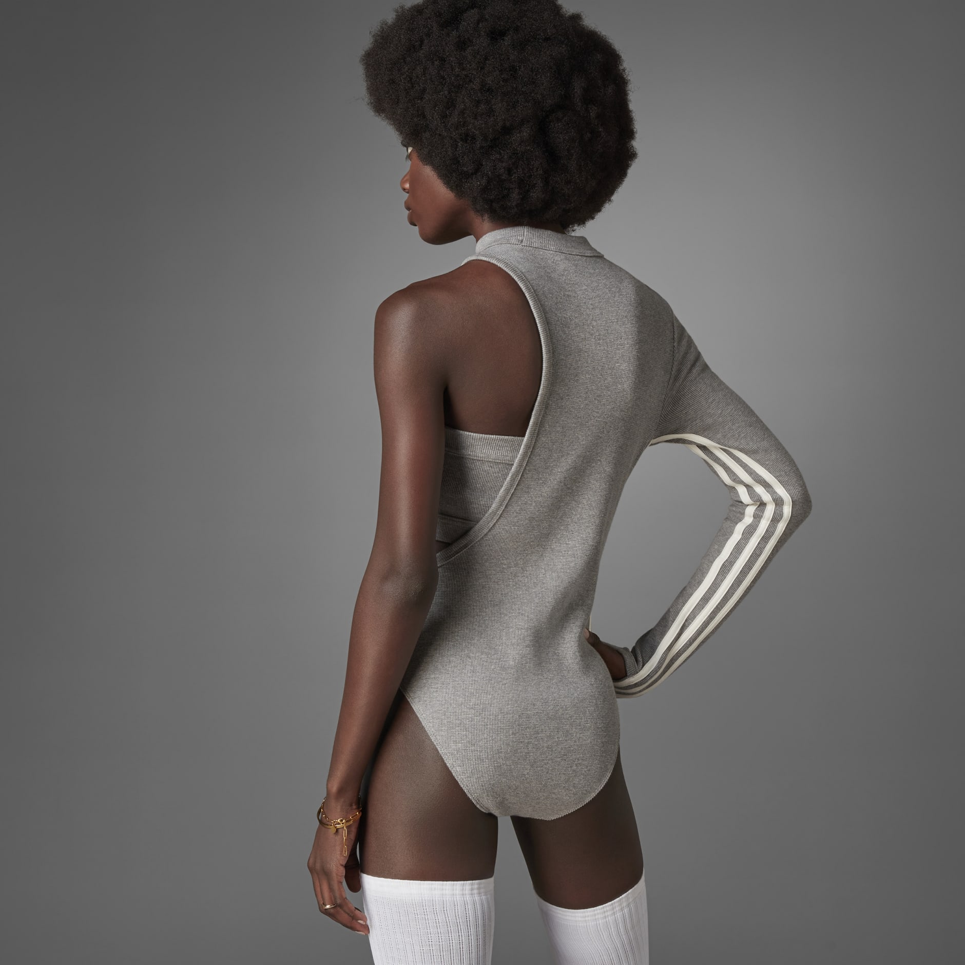 Blue Version Cutout Bodysuit