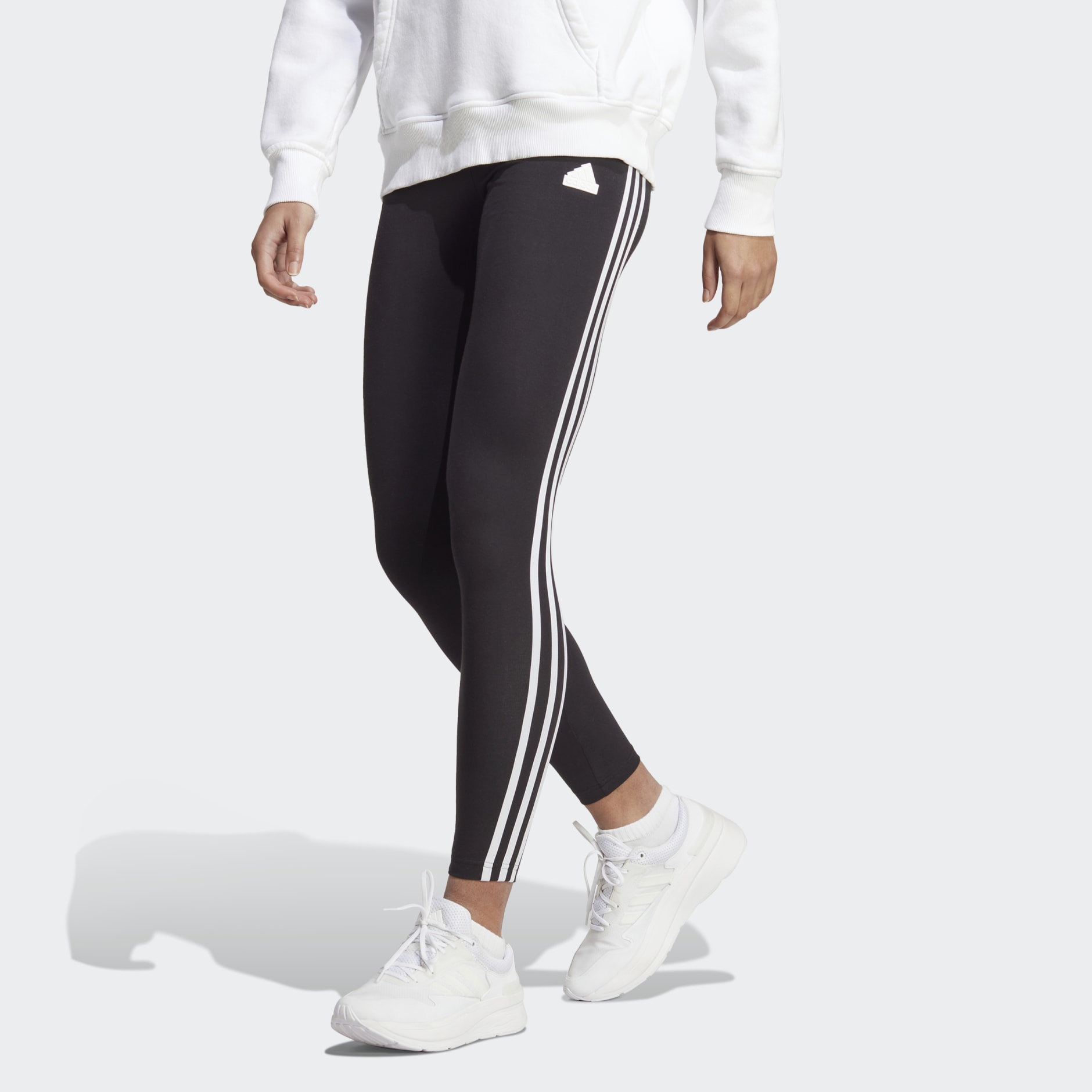 adidas Future Icon 3-Stripes Leggings (Womens, Black, XS, Regular