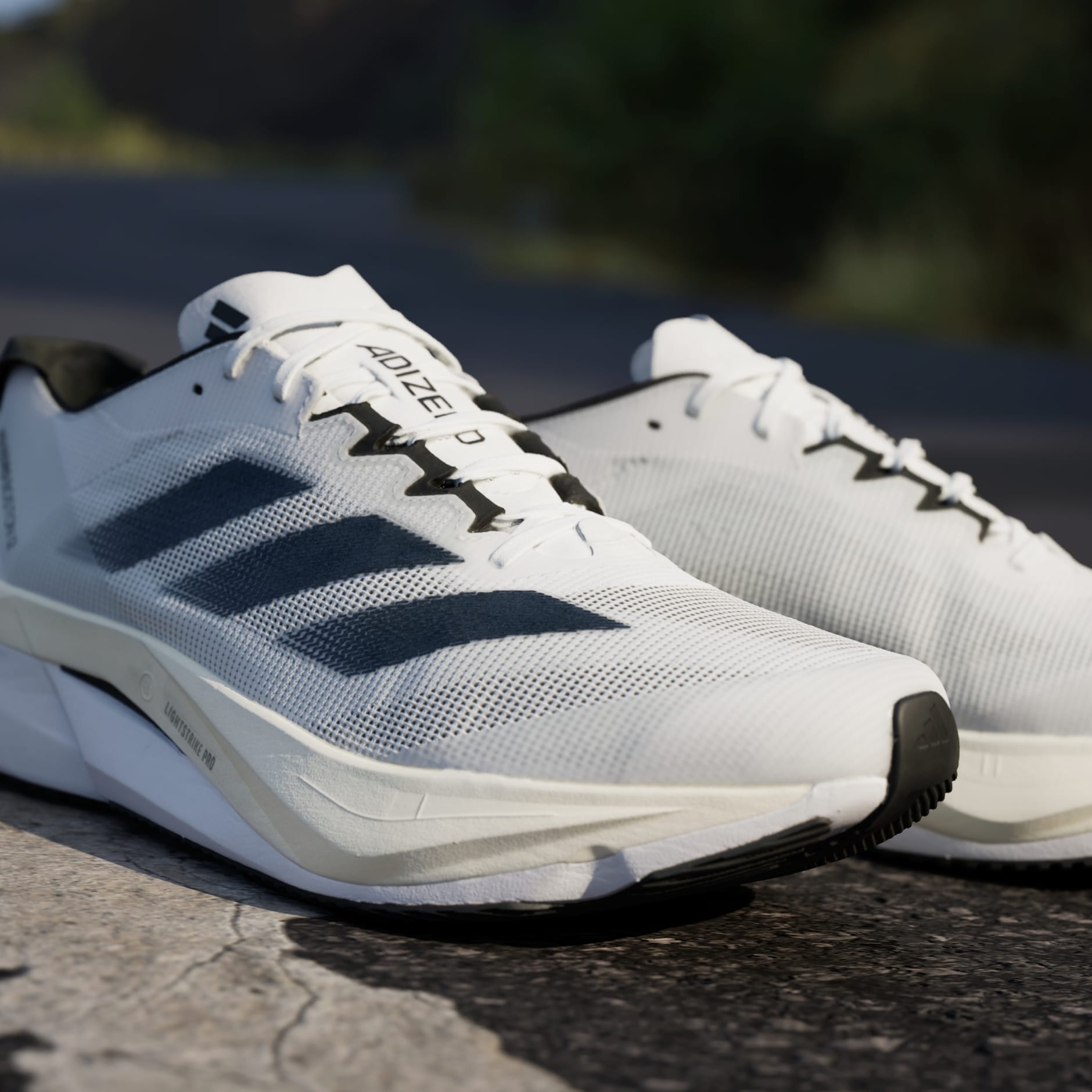 Men's Shoes - Adizero Boston 12 Shoes - White | adidas Qatar