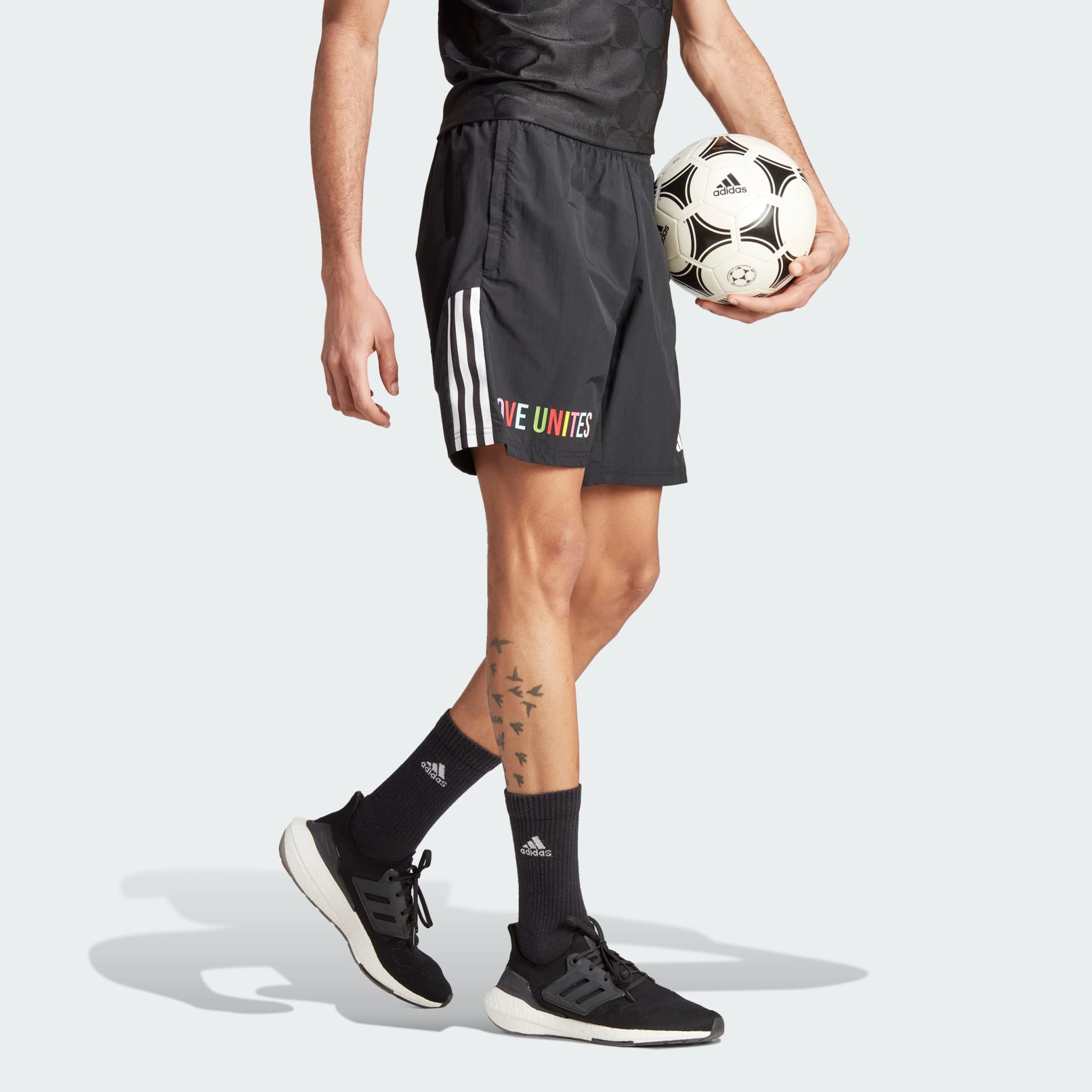 Clothing - Pride Tiro Downtime Shorts - Black | adidas South Africa