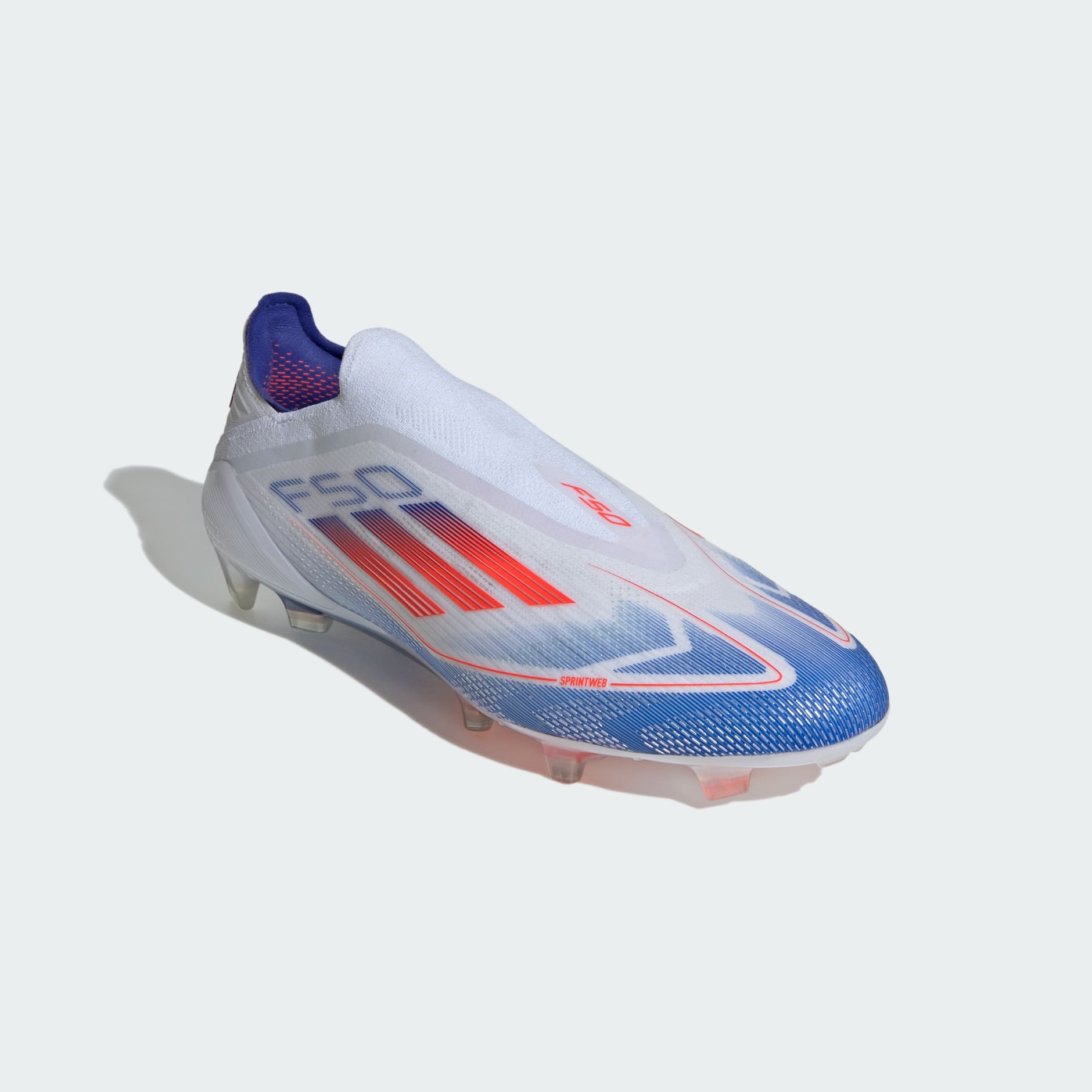 Football Boots F50 Elite Laceless Firm Ground Boots White adidas Oman