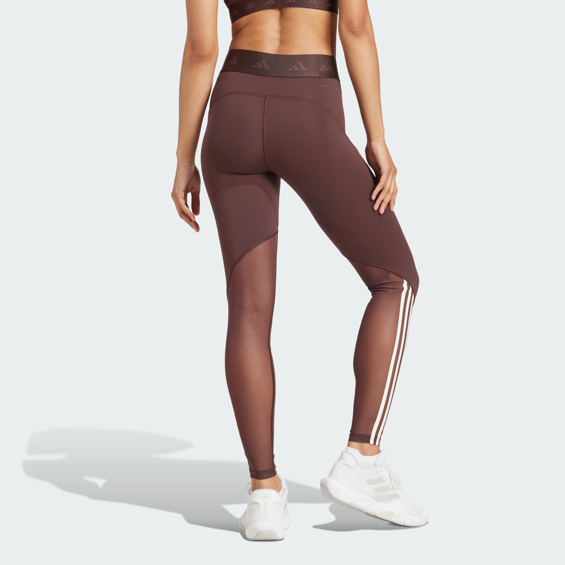 CLOTHING Hyperglam Full Length Leggings Brown adidas Bahrain