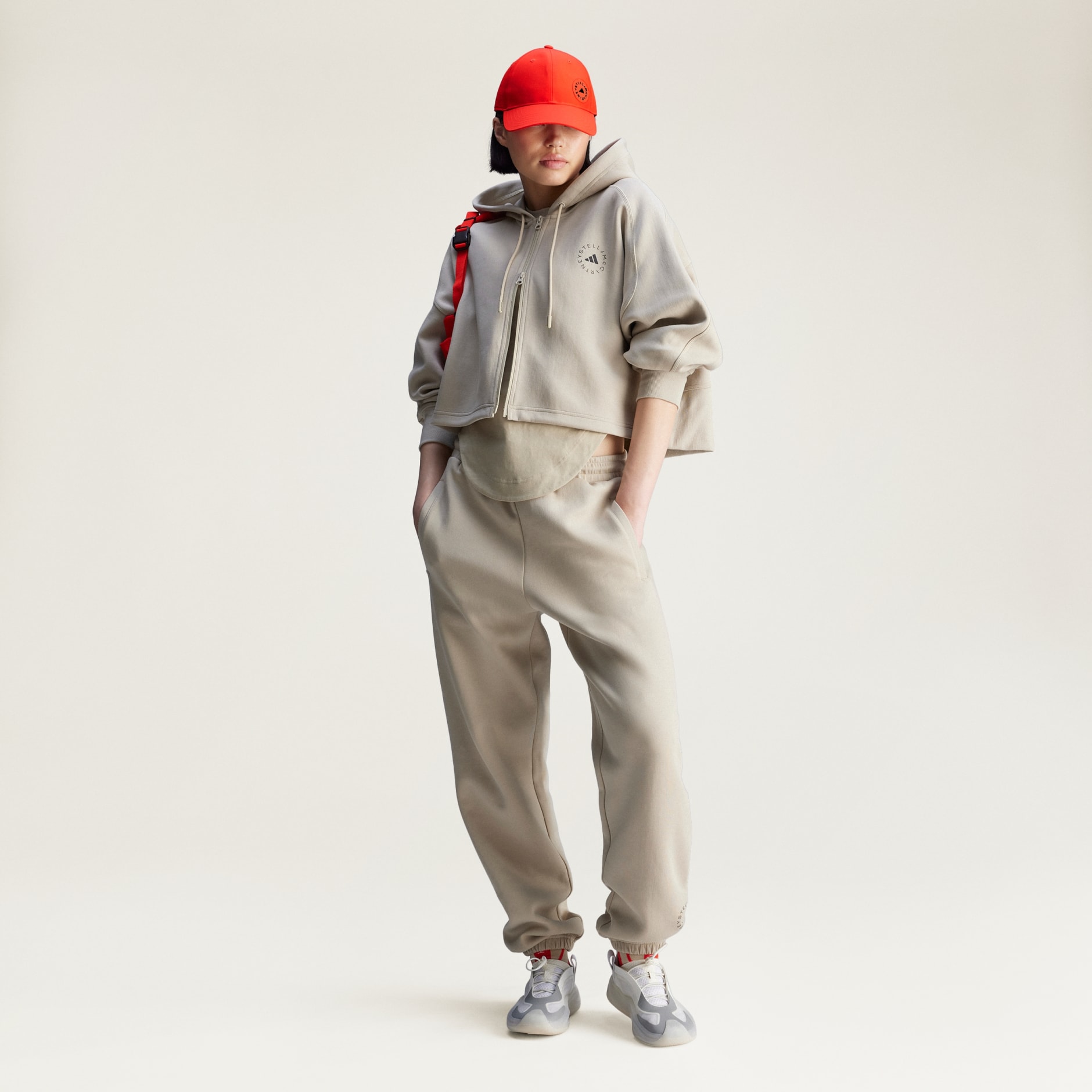 adidas by Stella McCartney Sportswear Cropped Hoodie