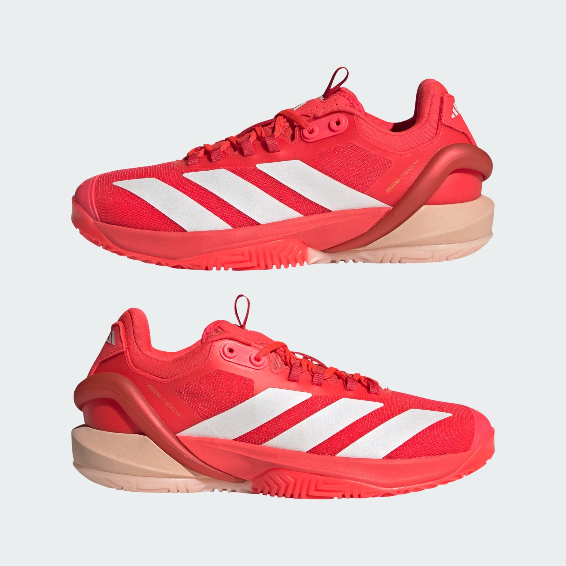 アデッソ PS-02 RED SHOES - Adizero Cybersonic 2 Tennis Shoes - Red | adidas Oman