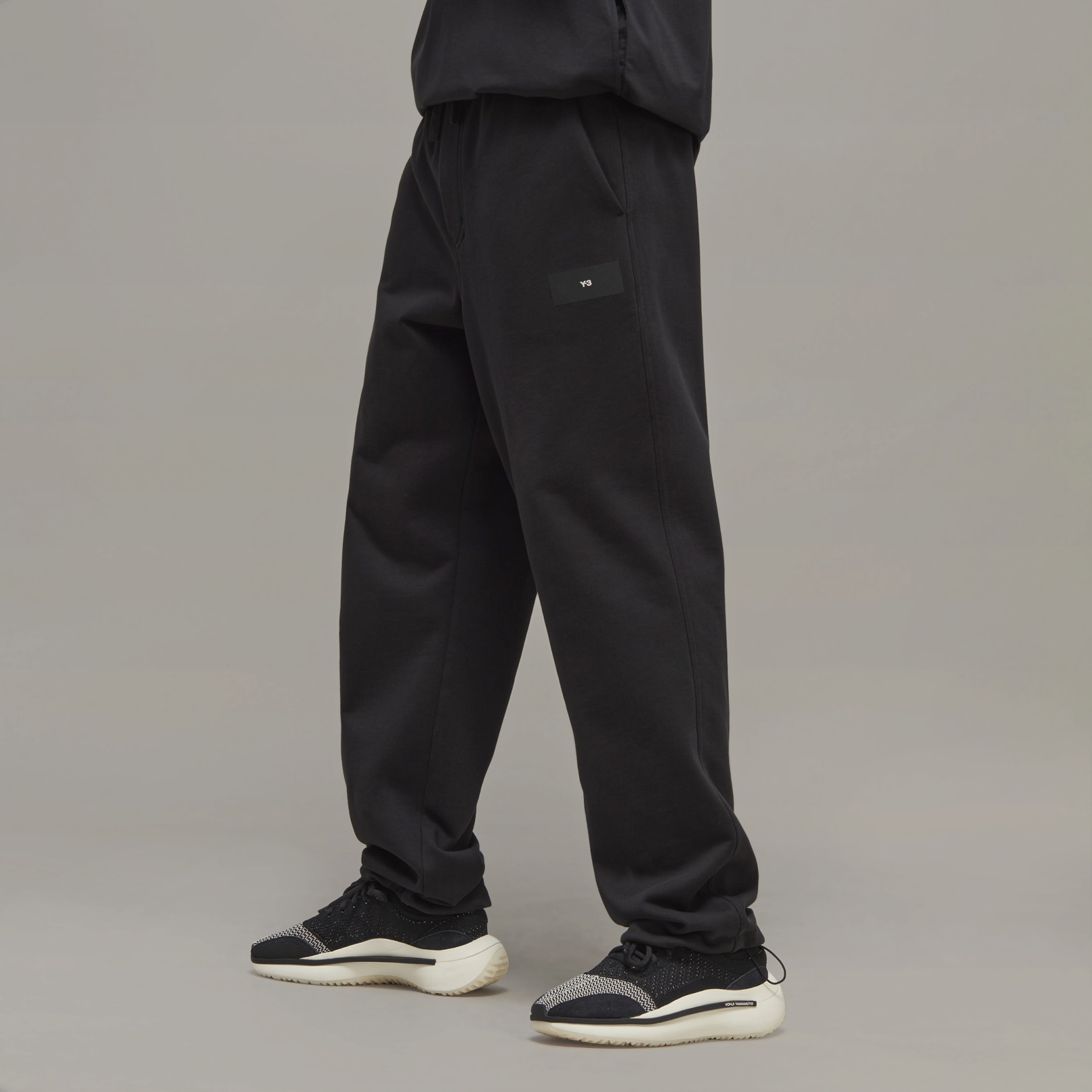 Clothing - Y-3 Organic Cotton Terry Straight Pants - Black