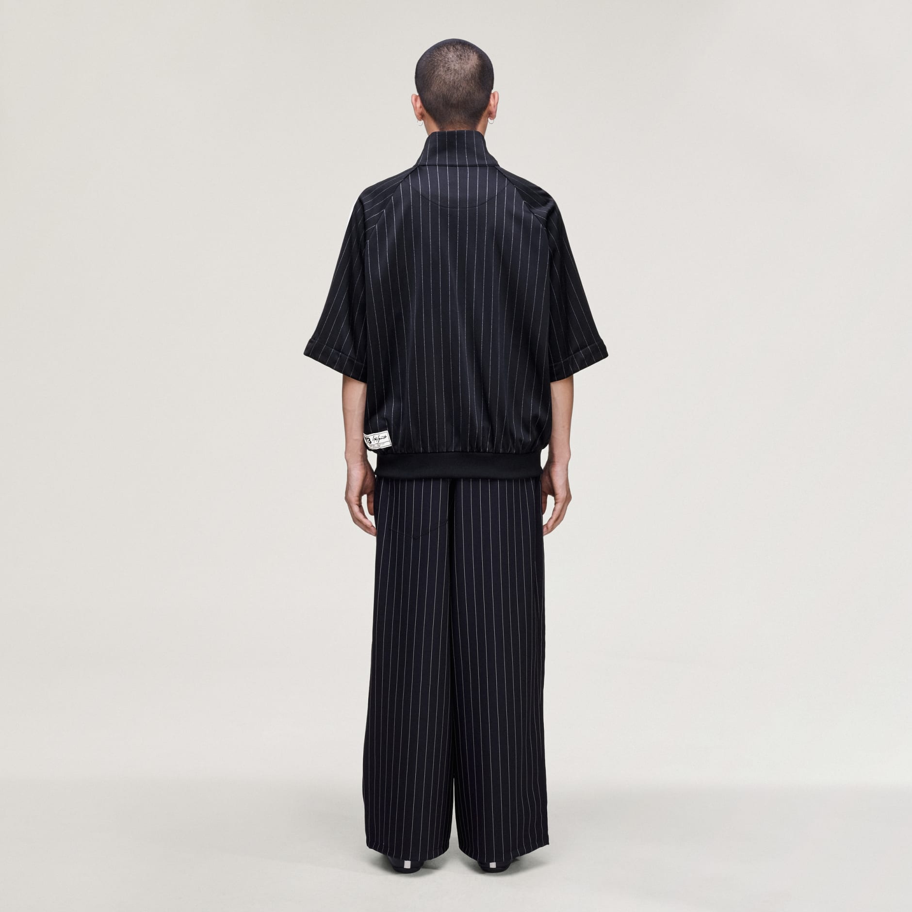 Y-3 SPORT UNIFORM PINSTRIPE TRACK PANTS
