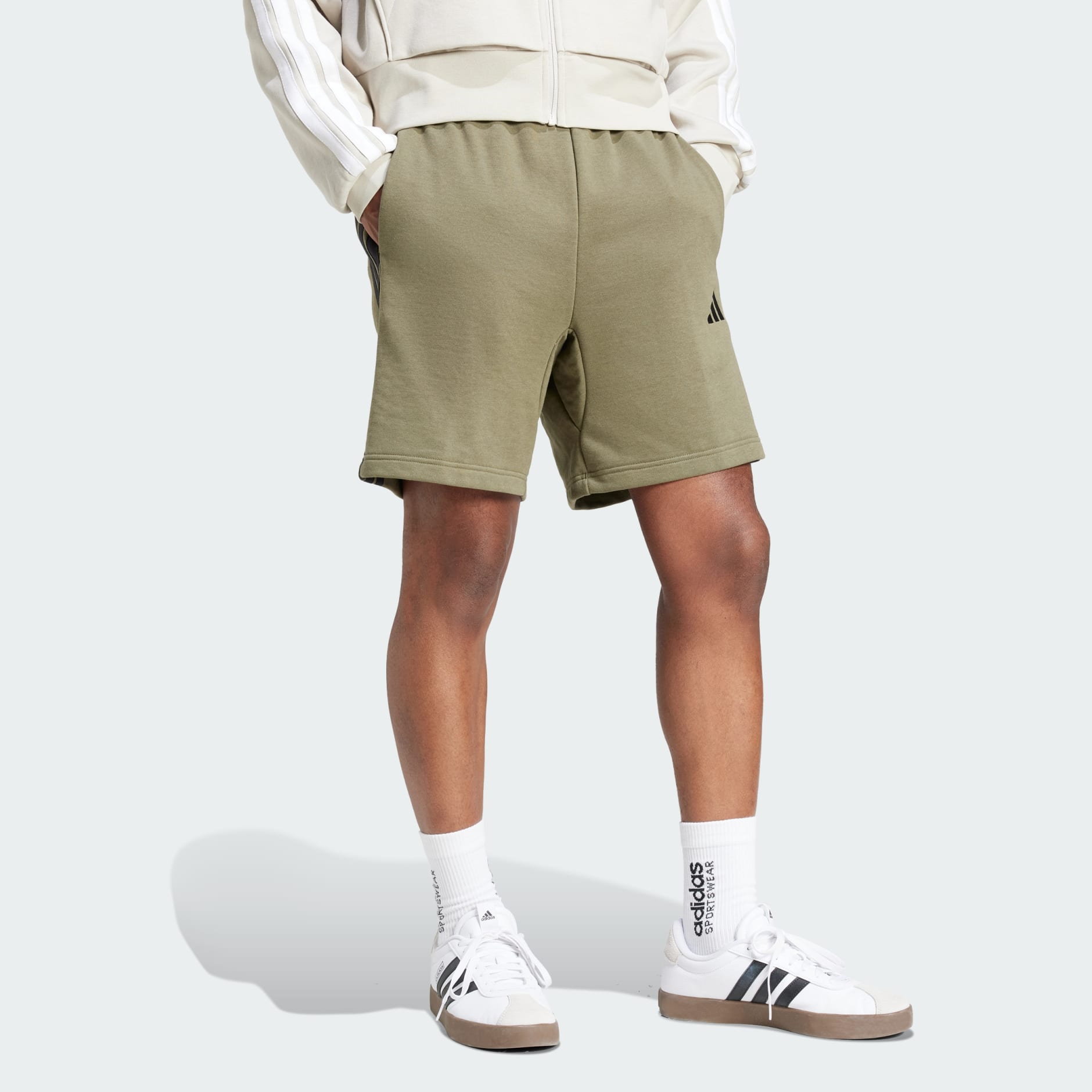 Essential 3-Stripes French Terry Shorts