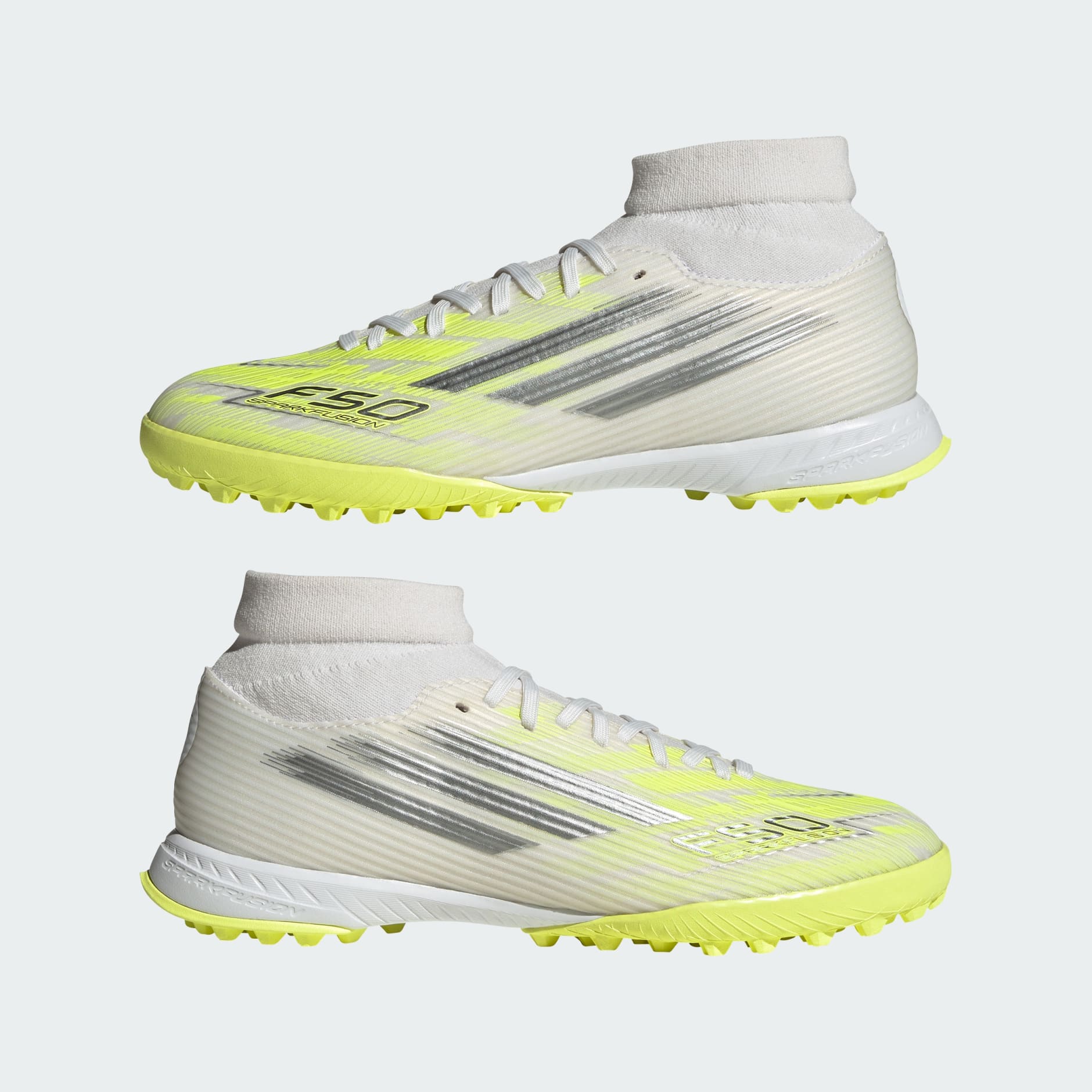 F50 SPARKFUSION LEAGUE Mid Cut Turf Football Shoes Womens