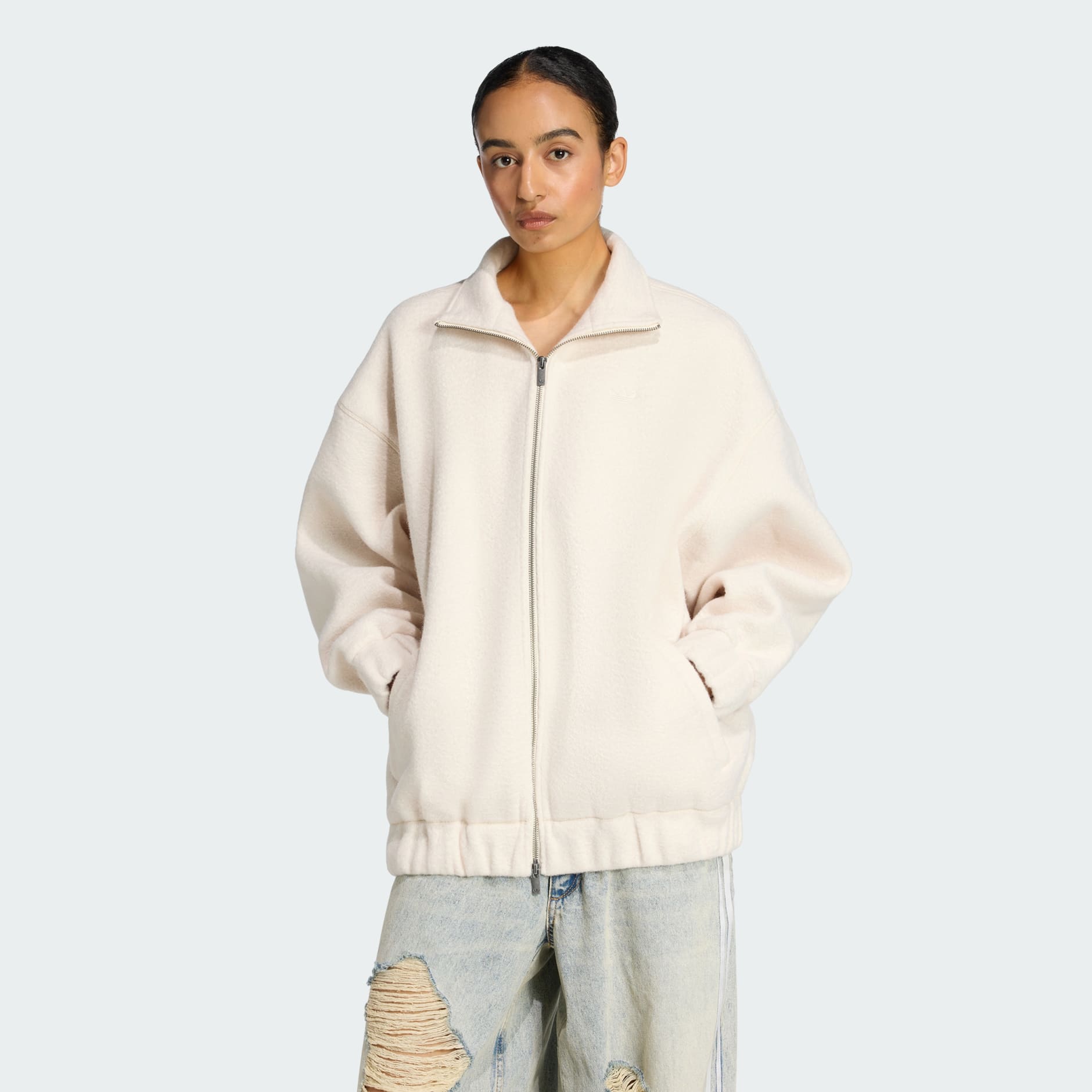 adidas ORIGINALS ATHL DEPT FLEECE FULLZIP JACKET