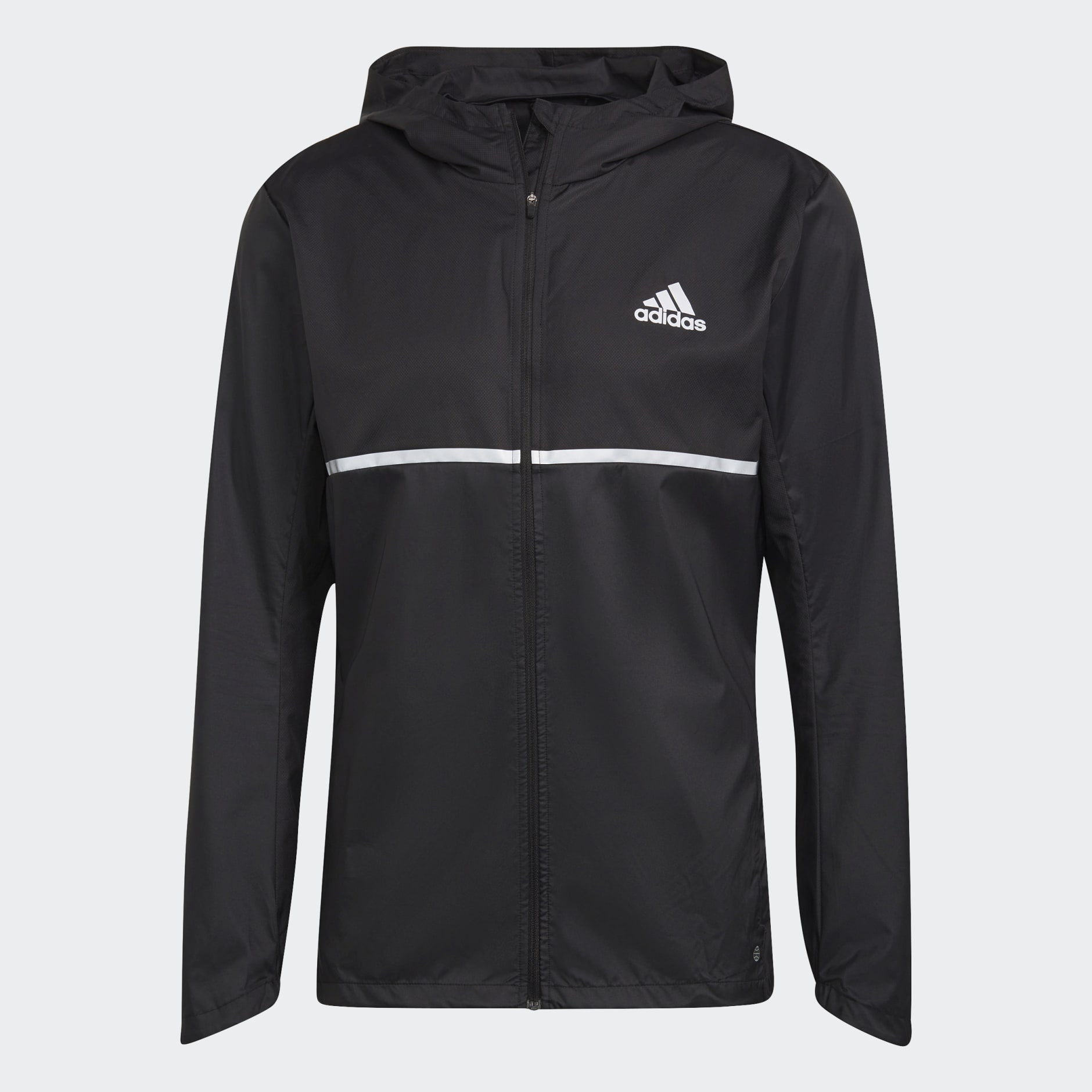 Clothing - Own the Run Jacket - Black | adidas South Africa