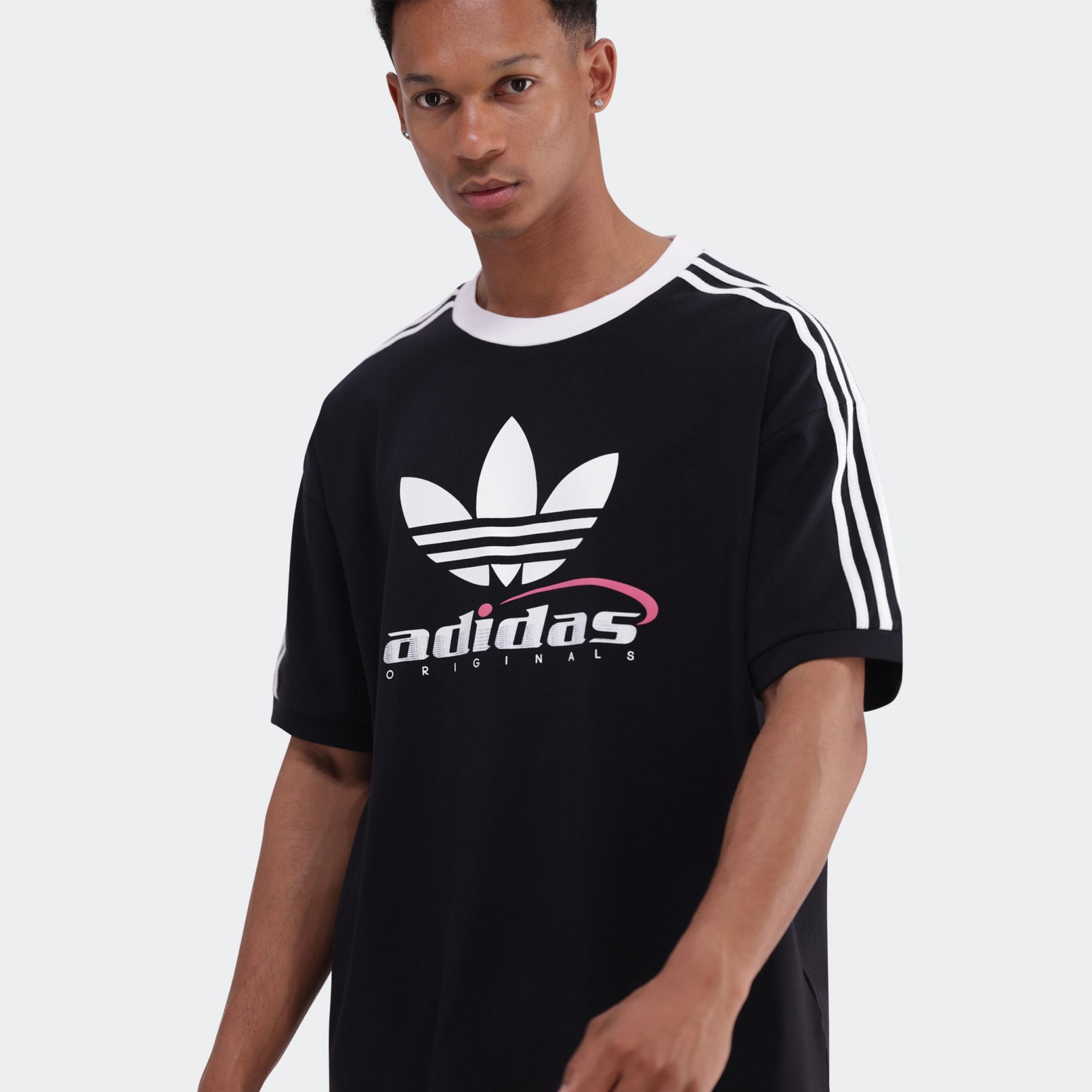 Trefoil Logo Play Football Graphic Short Sleeve T-Shirt